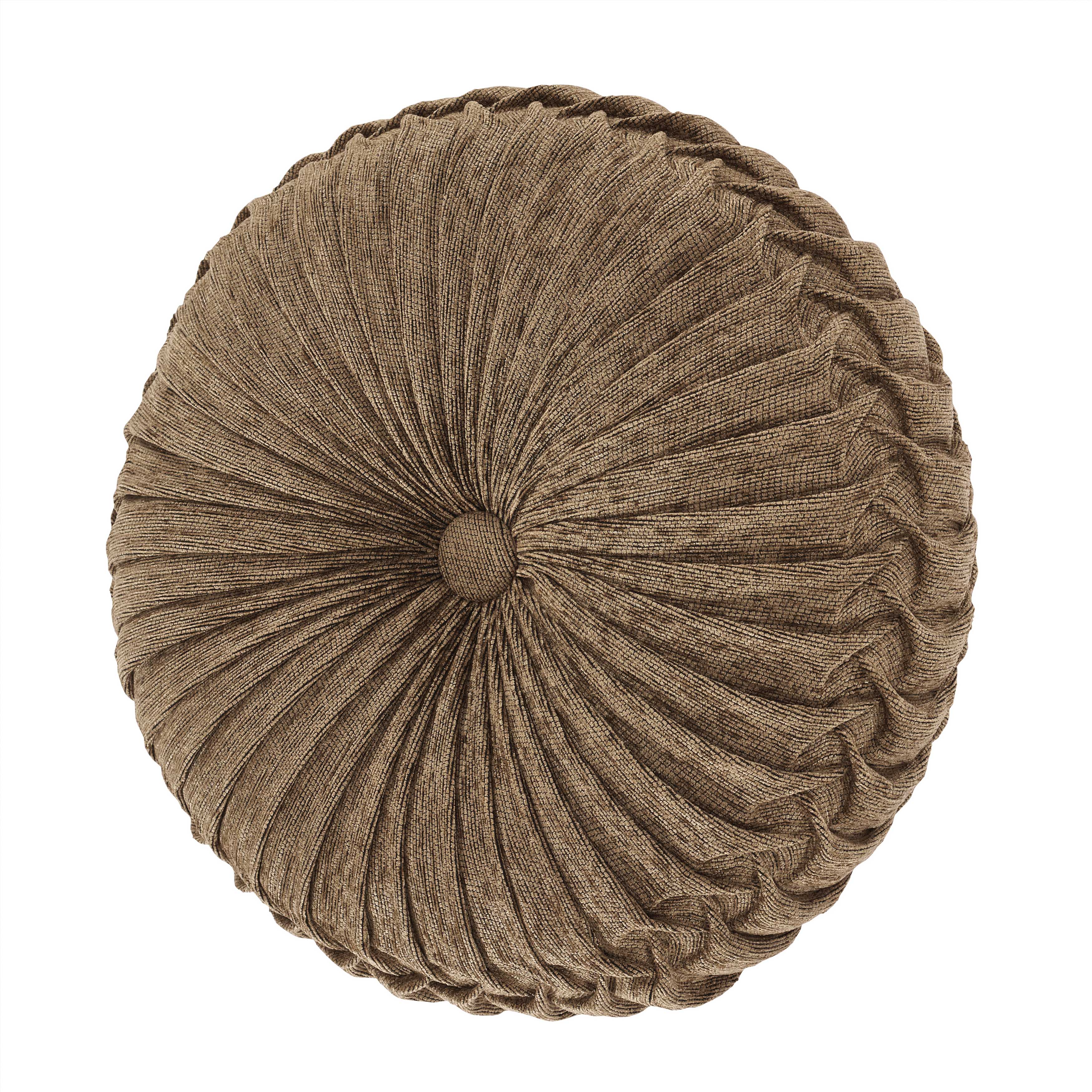 Dorset SPA Tufted Round Decorative Throw Pillow 15" x 15" By J Queen Throw Pillows By J. Queen New York
