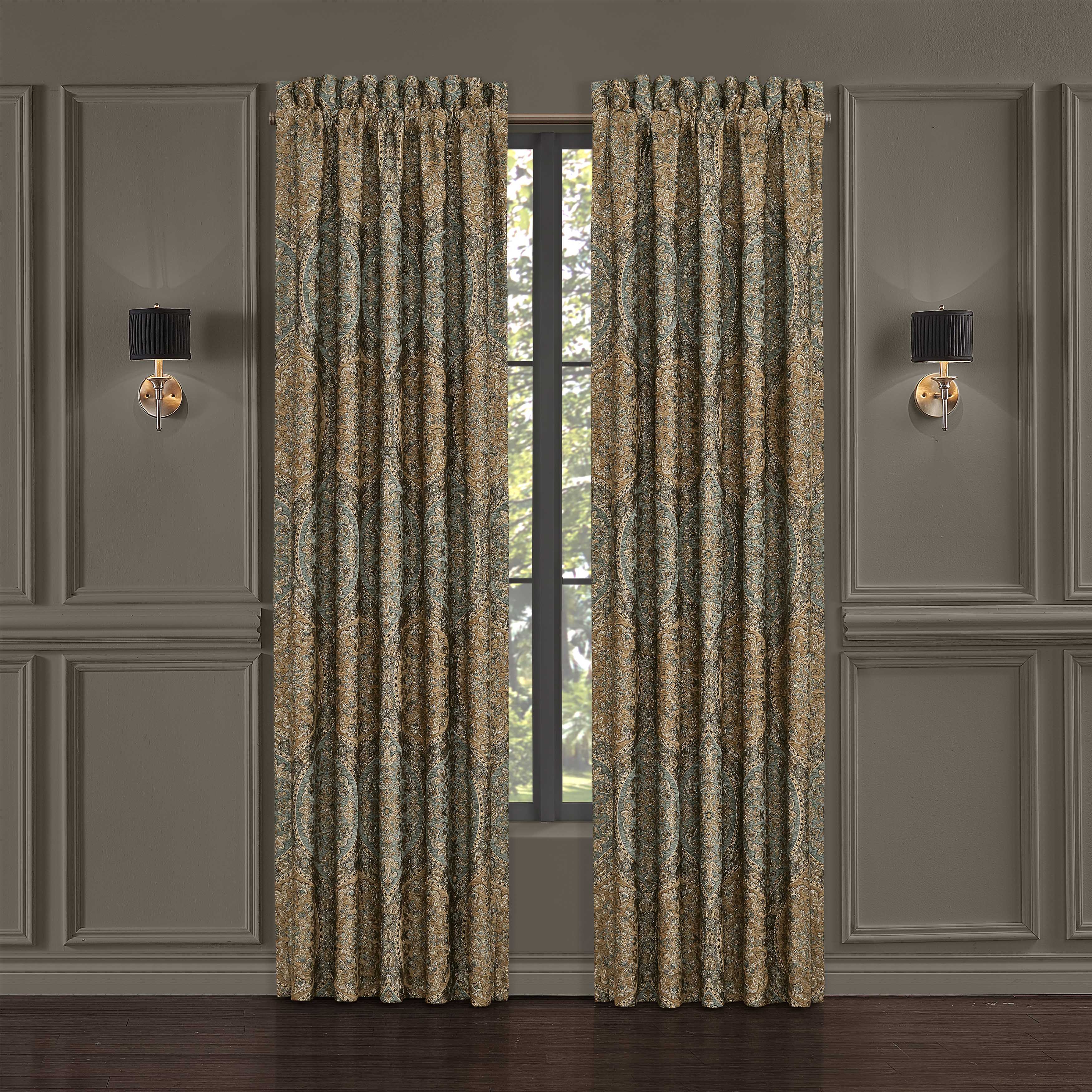 J Queen Dorset SPA Window Panel Pair (Set of 2)- Final Sale Window Panels By US Office - Latest-bedding