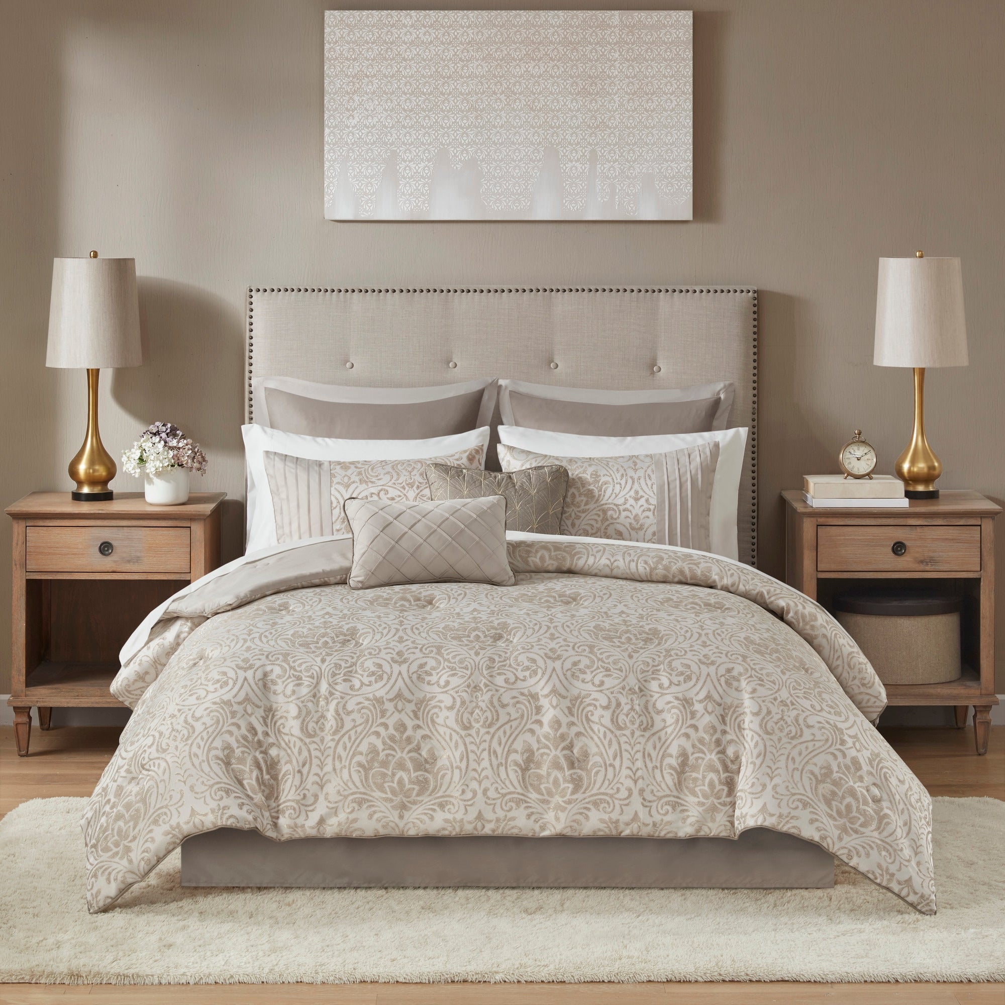 Layla Down 12-Piece Comforter Set Comforter Sets By JLA HOME/Olliix (E & E Co., Ltd)