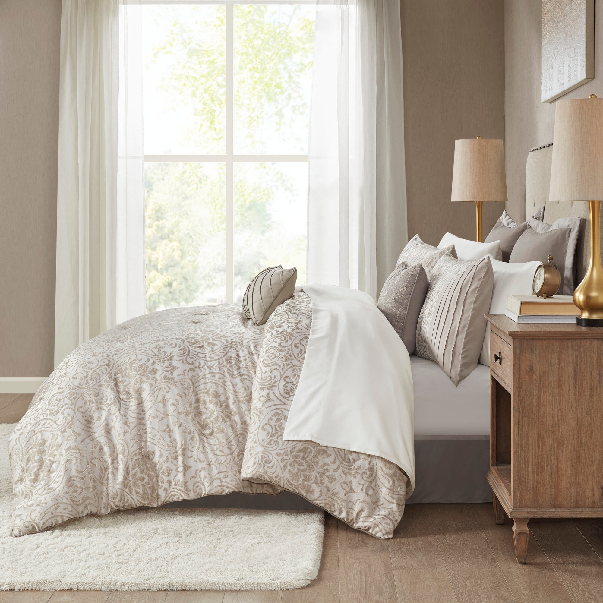 Layla Down 12-Piece Comforter Set Comforter Sets By JLA HOME/Olliix (E & E Co., Ltd)