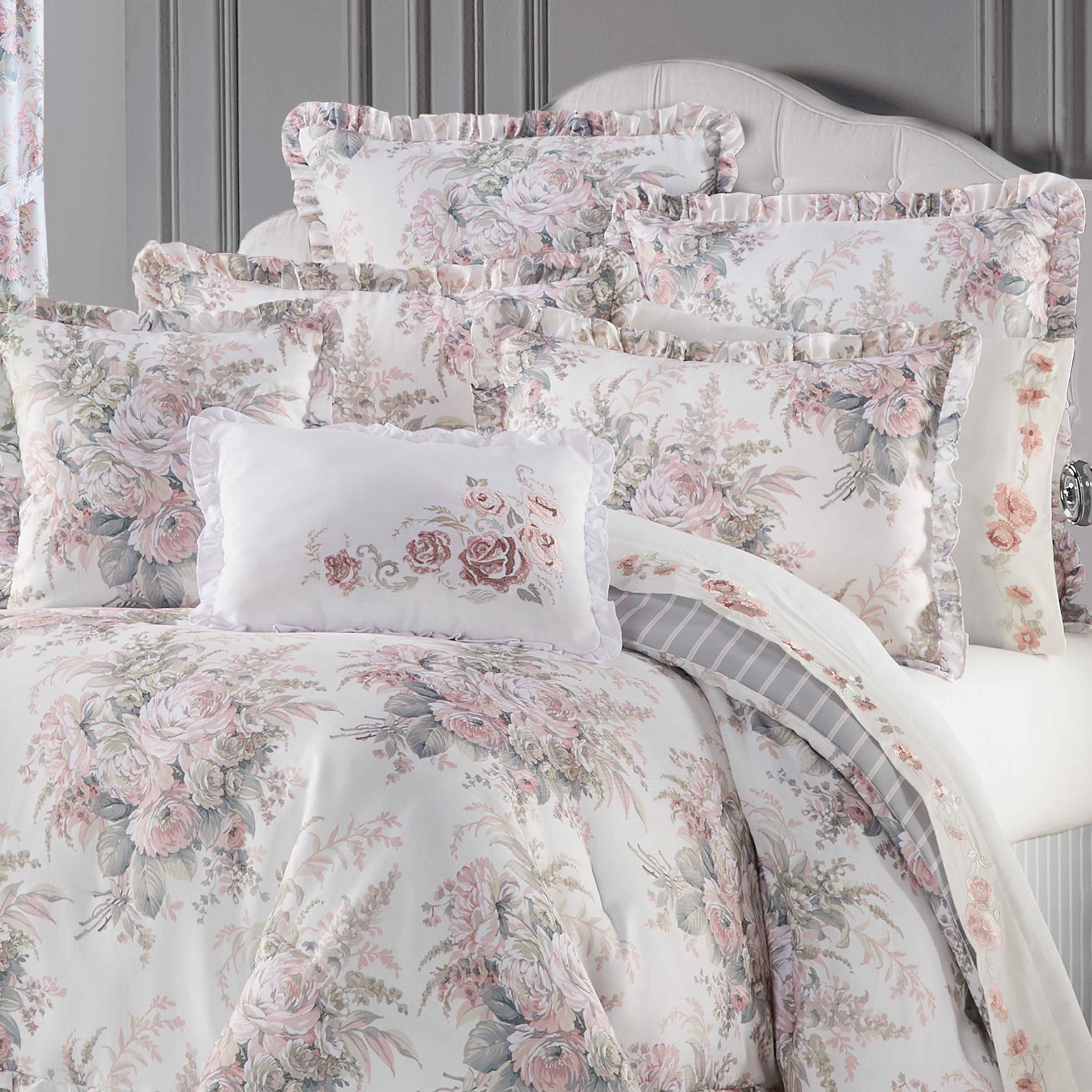 Estelle Blush 4-Piece Comforter Set Comforter Sets By J. Queen New York