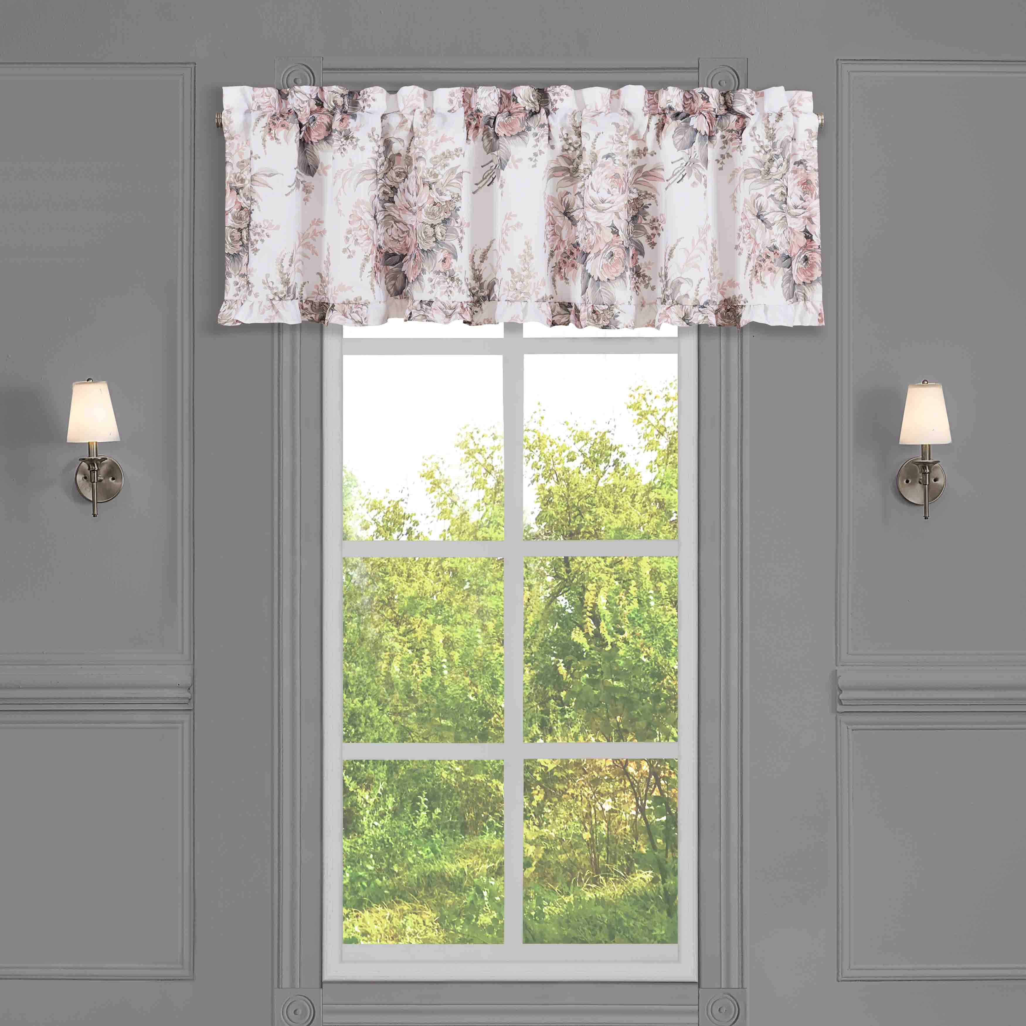Estelle Blush Straight Window Valance Window Valances By J. Queen New York