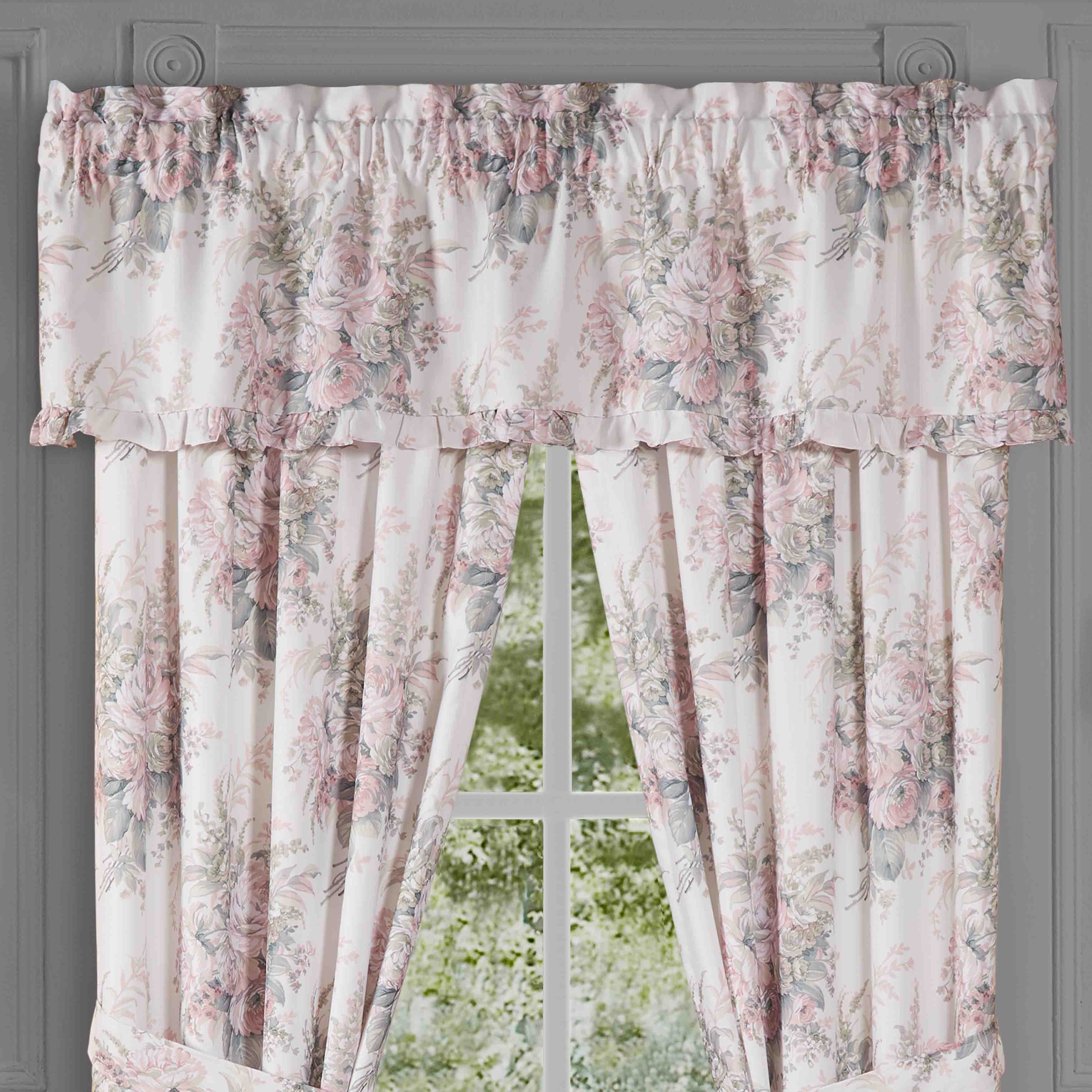 Estelle Blush Straight Window Valance Window Valances By J. Queen New York