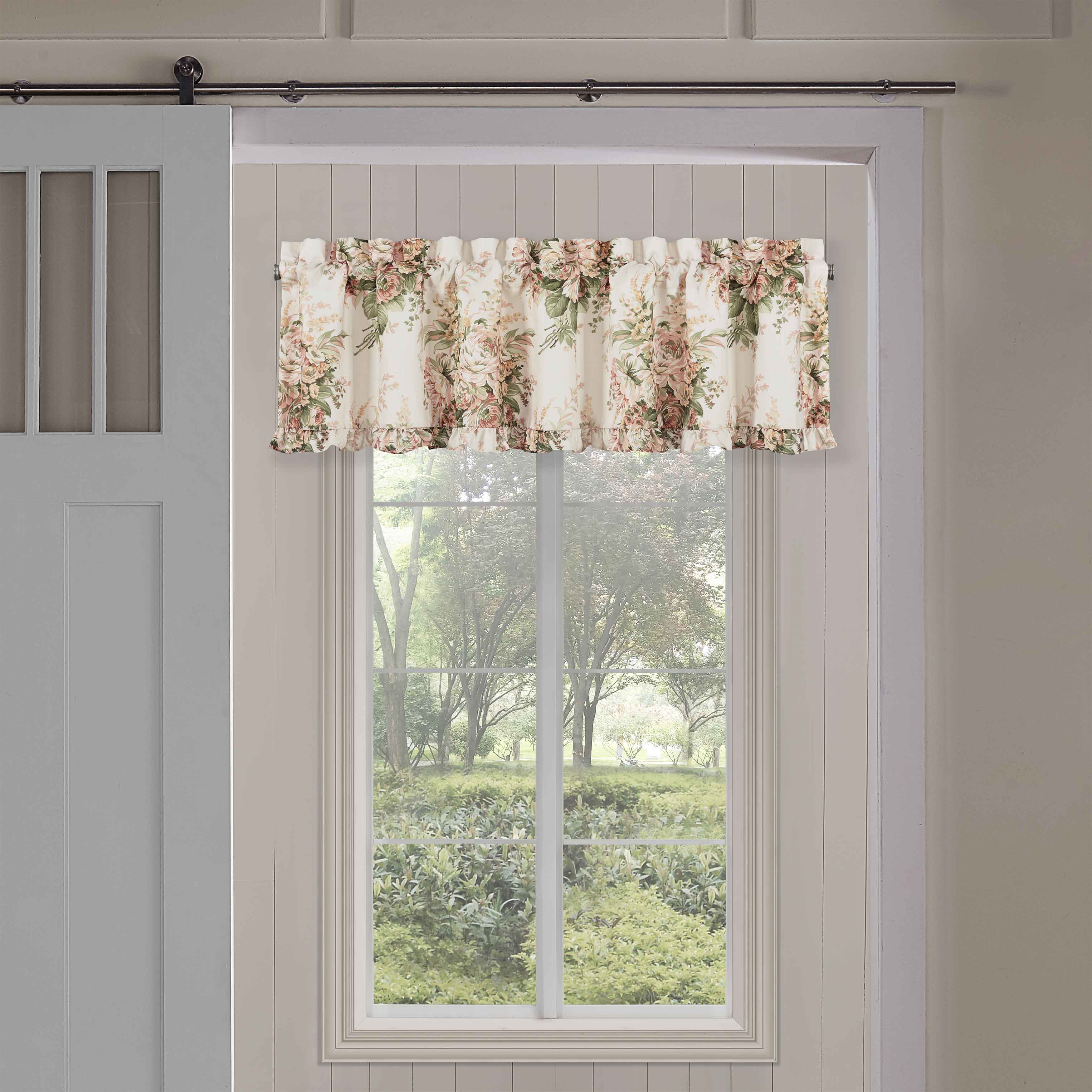 Estelle Coral Straight Window Valance Window Valances By J. Queen New York