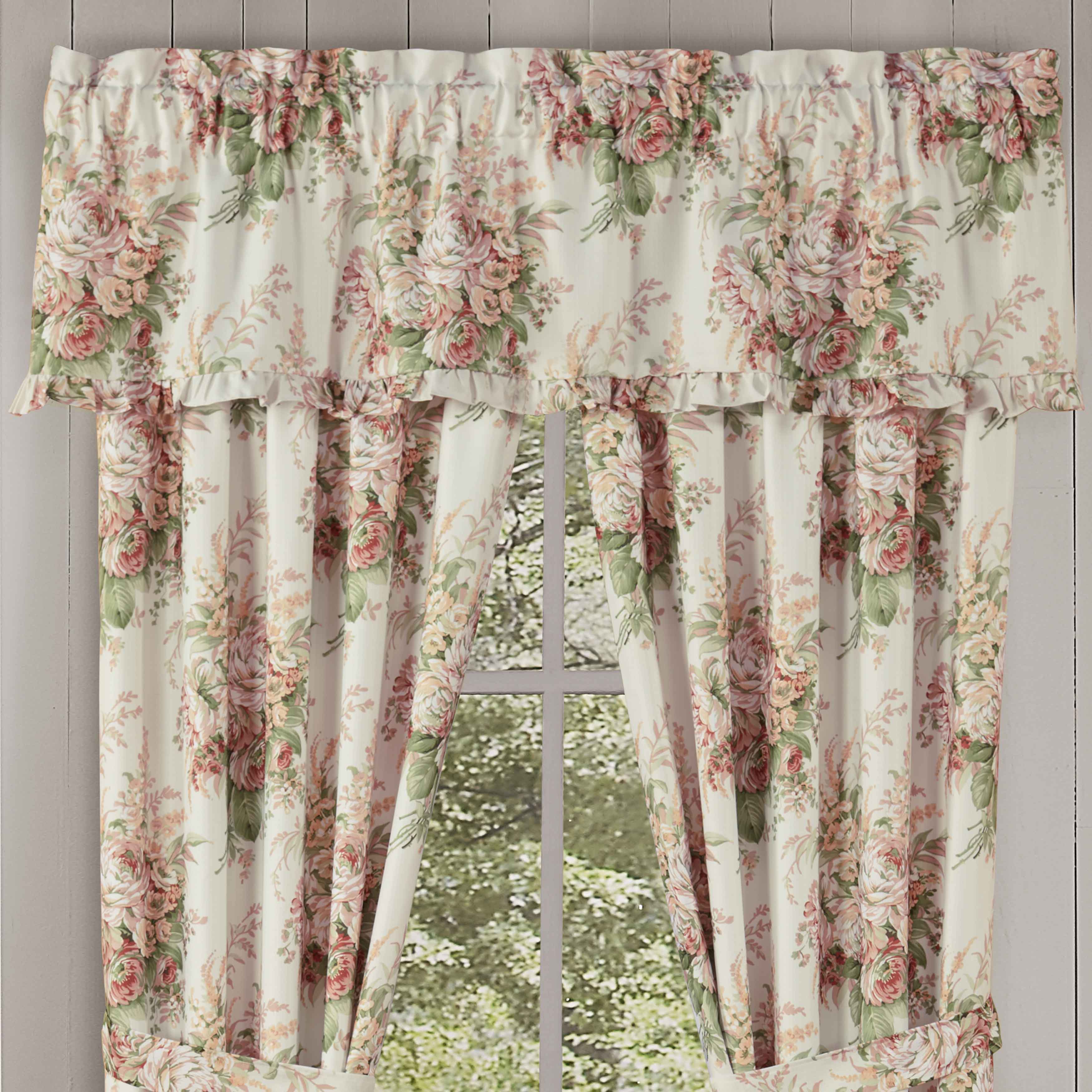 Estelle Coral Straight Window Valance Window Valances By J. Queen New York