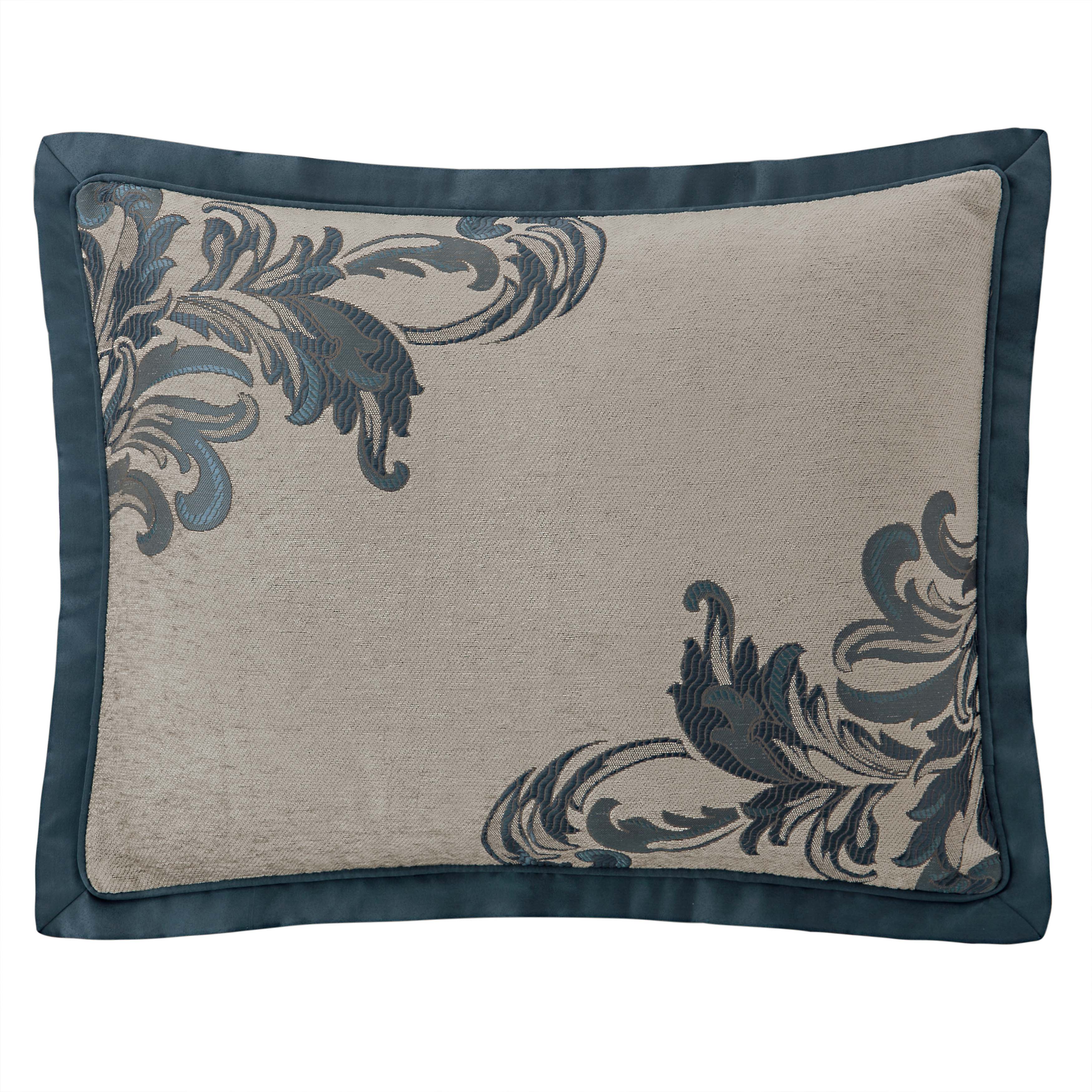 Waterford Everett Teal 6 Piece Comforter Set in King- Final Sale Comforter Sets By US Office - Latest-bedding