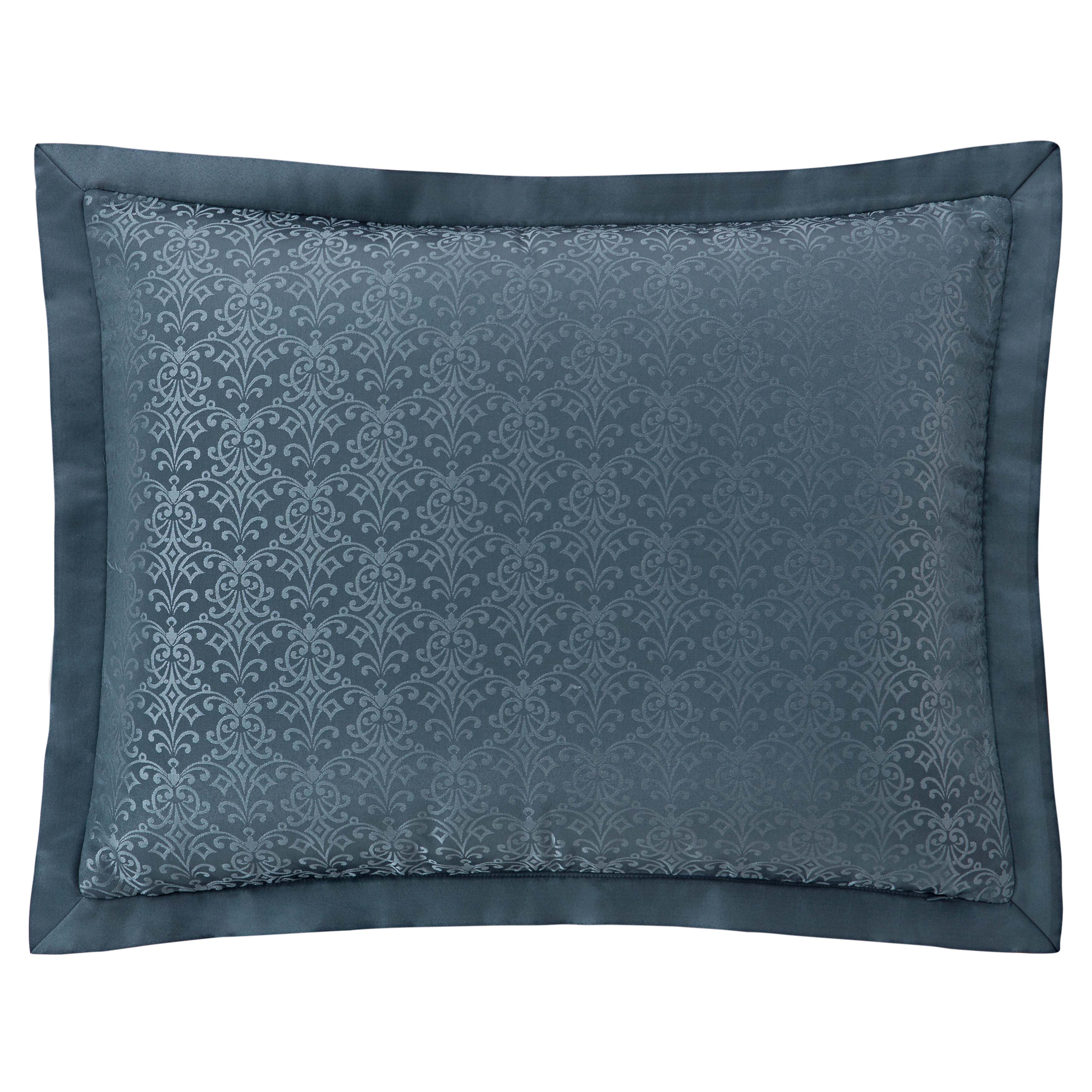 Waterford Everett Teal 6 Piece Comforter Set in King- Final Sale Comforter Sets By US Office - Latest-bedding