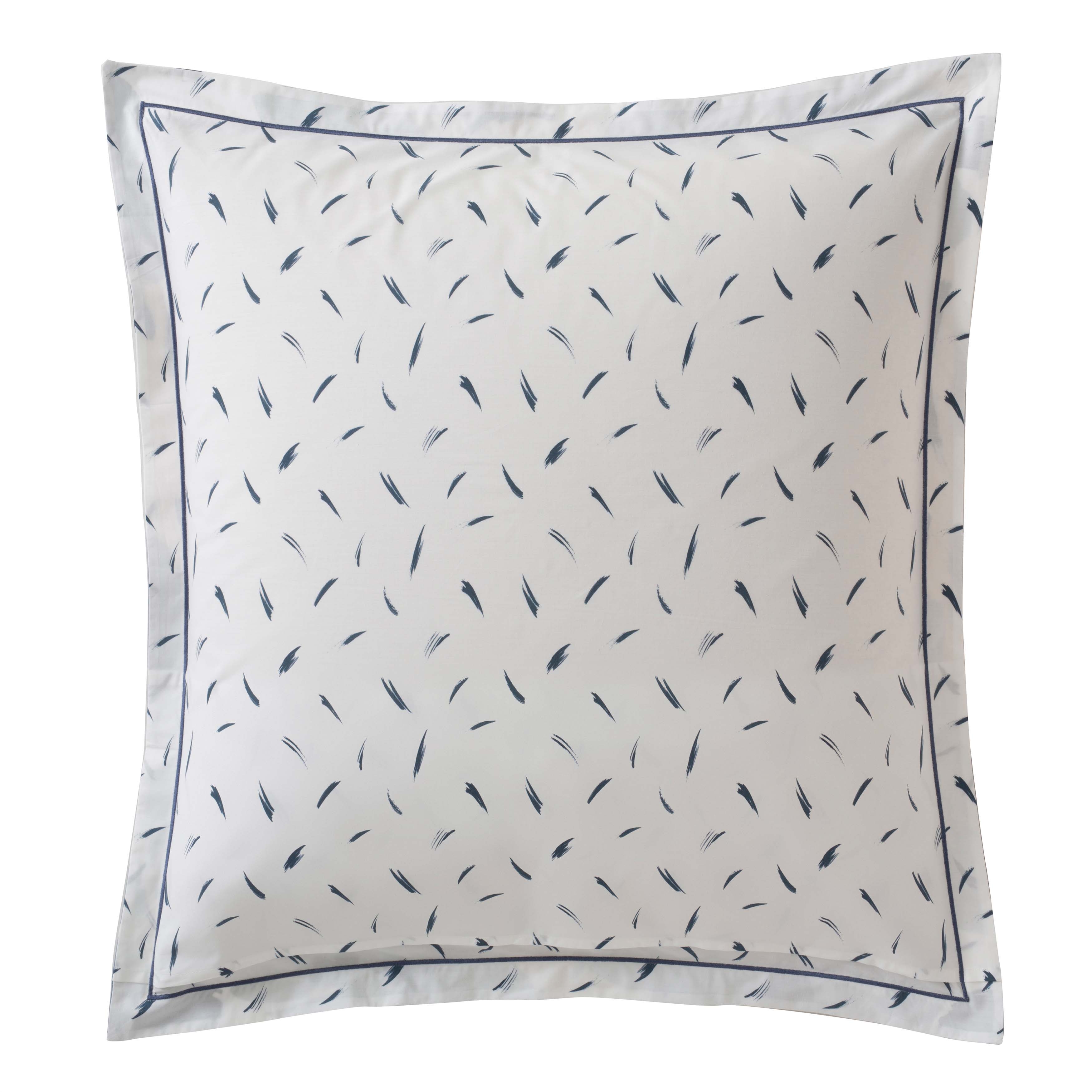 Face a Face Bleu Euro Sham Euro Sham By Anne de Solène
