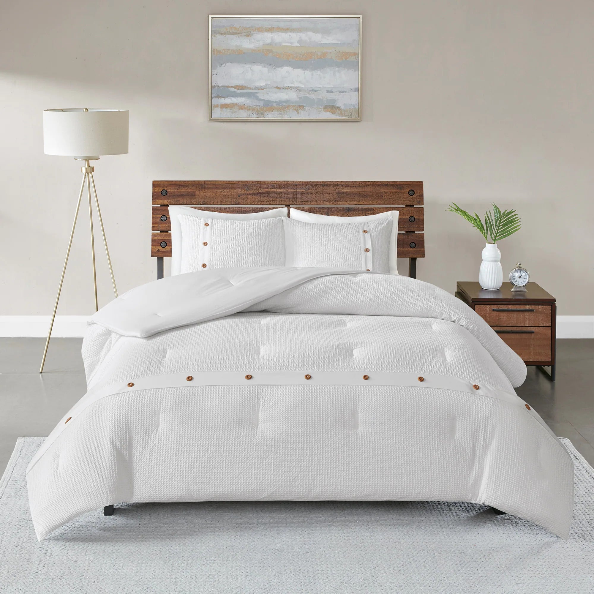 Orely Simple 3-Piece Comforter Set Comforter Sets By JLA HOME/Olliix (E & E Co., Ltd)