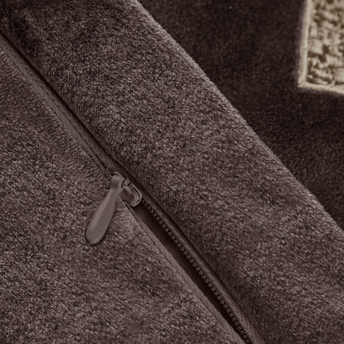 Galleria Brown Euro Sham By Croscill Euro Sham By Croscill Home LLC