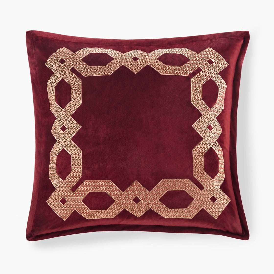Galleria Red Euro Sham By Croscill Euro Sham By Croscill Home LLC