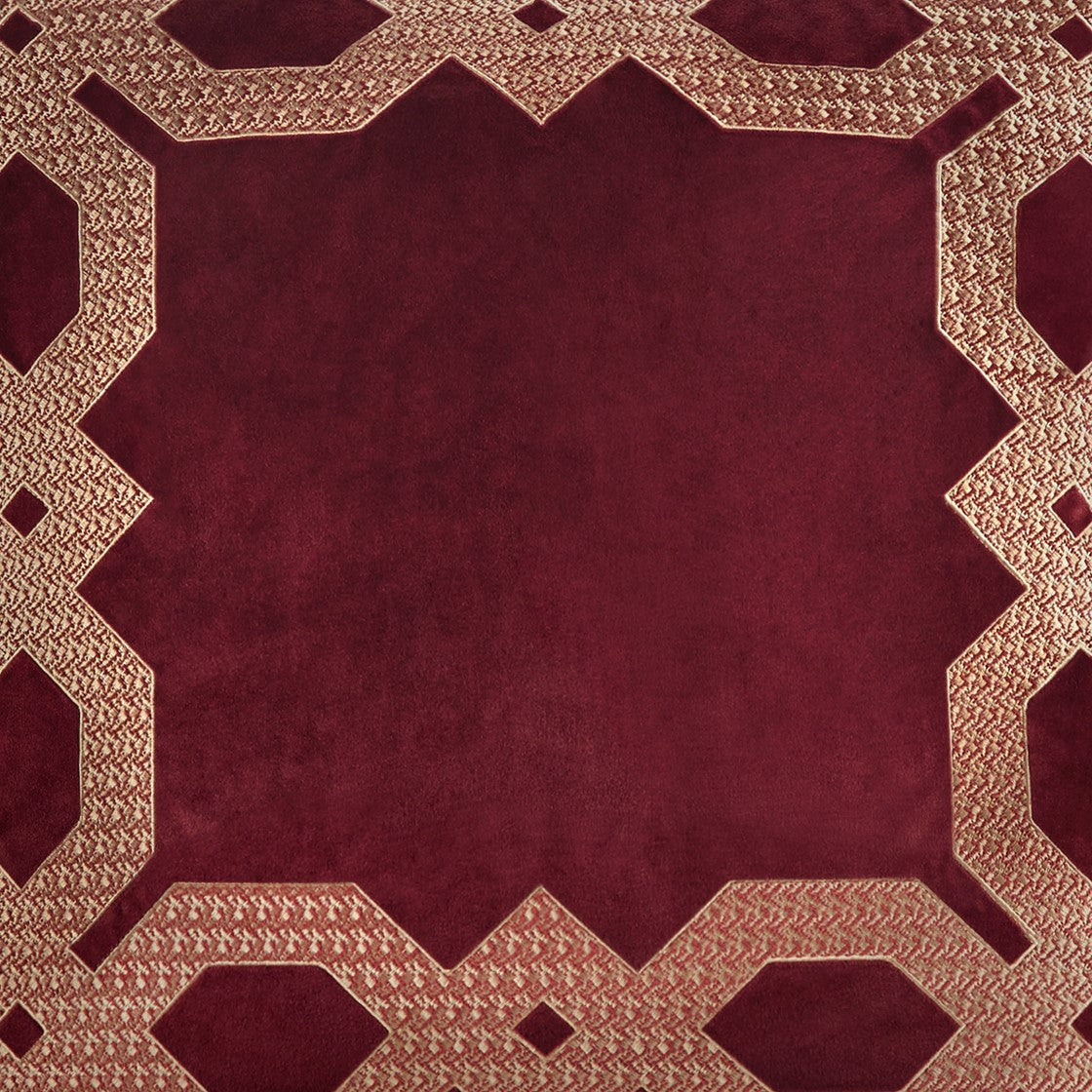 Galleria Red Euro Sham By Croscill Euro Sham By Croscill Home LLC
