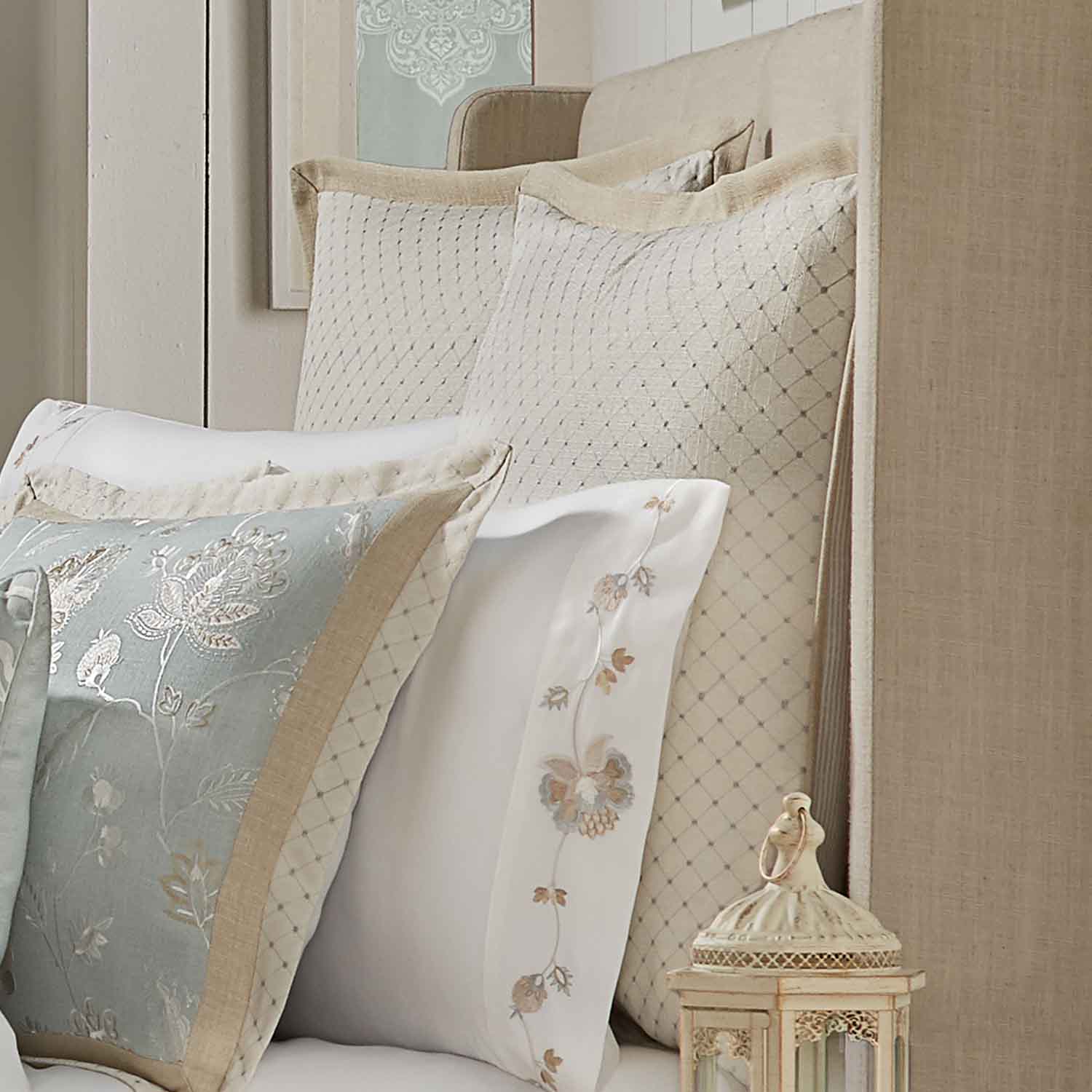 Garden View SPA Euro Sham 26" x 26" By J Queen Euro Sham By J. Queen New York