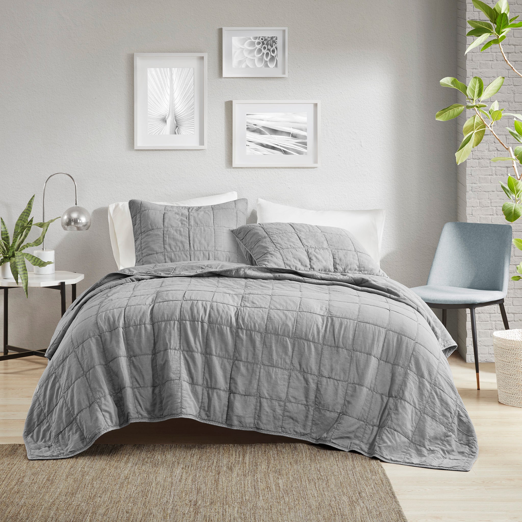 Gema Gray Coverlet Set Coverlet By Croscill Home LLC