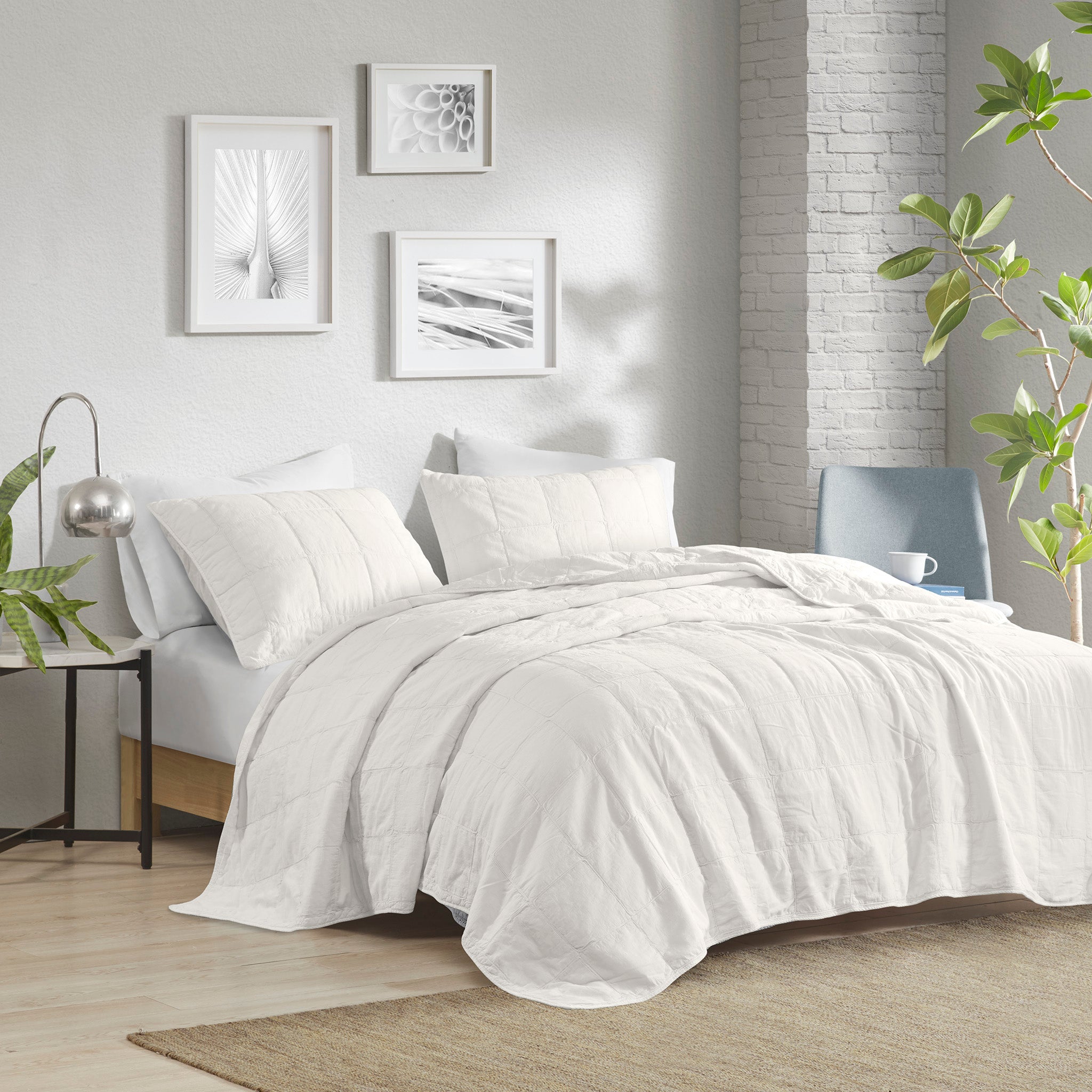 Gema Soft White Coverlet Set Coverlet By Croscill Home LLC
