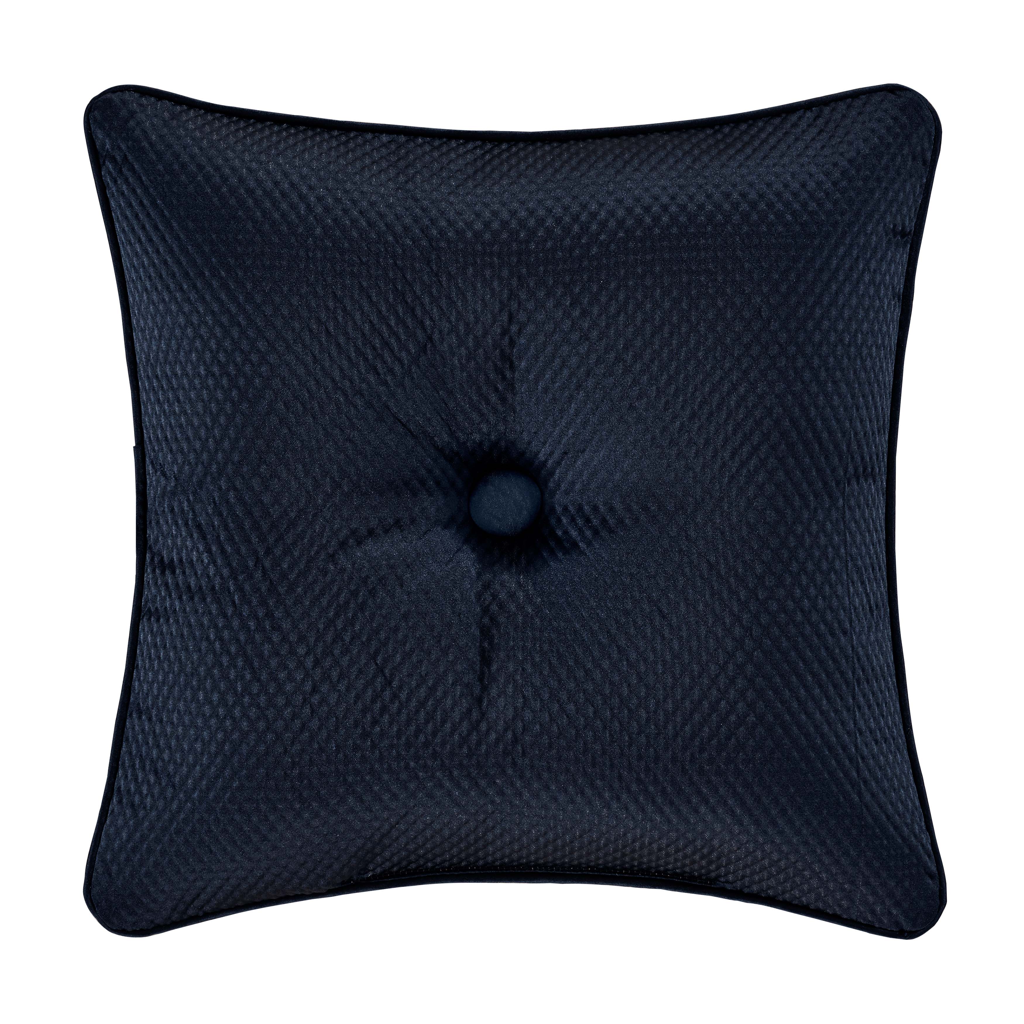 Giardino Blue Square Decorative Throw Pillow 18" x 18" By J Queen Throw Pillows By J. Queen New York