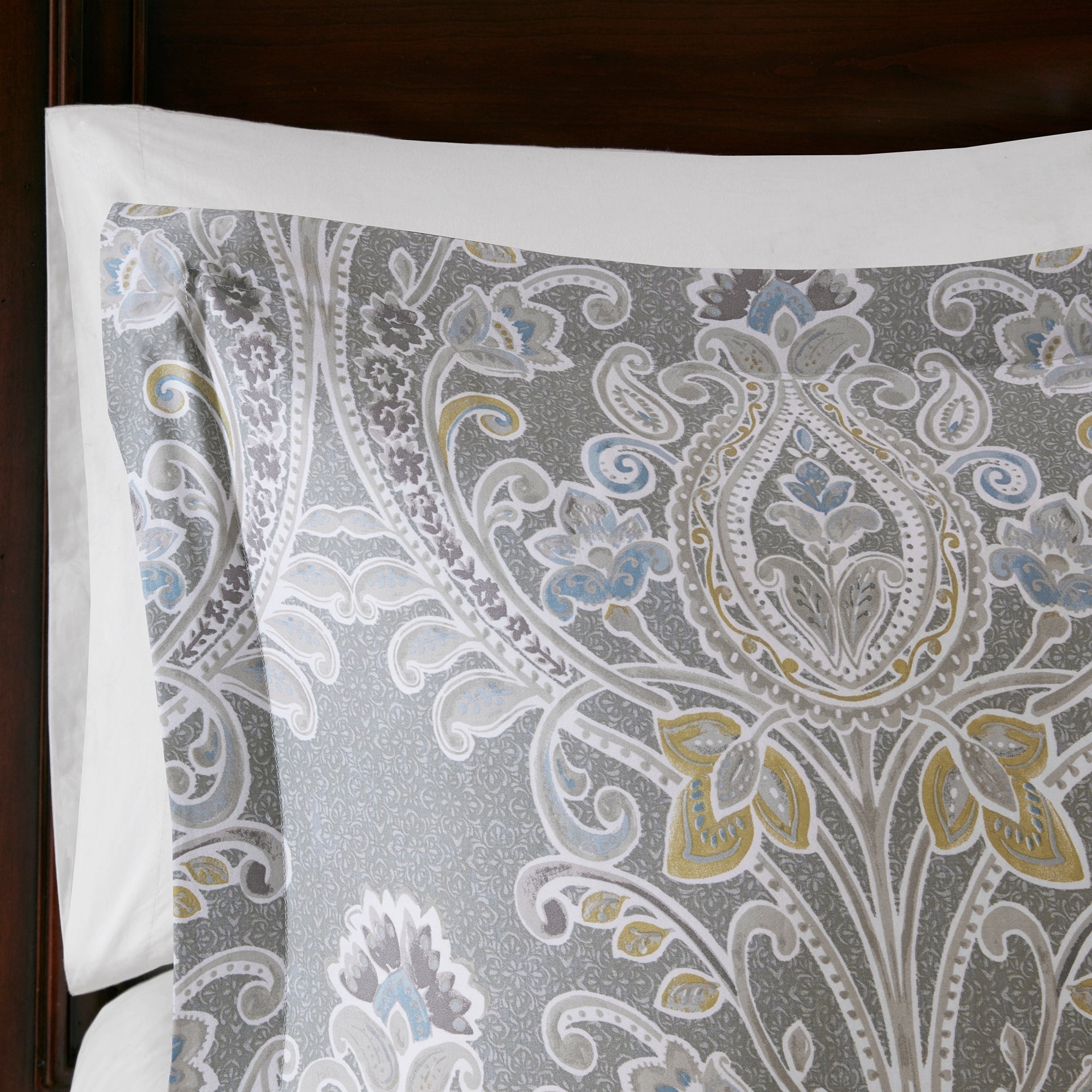 Hallie Grey 6-Piece Comforter Set Comforter Sets By JLA HOME/Olliix (E & E Co., Ltd)