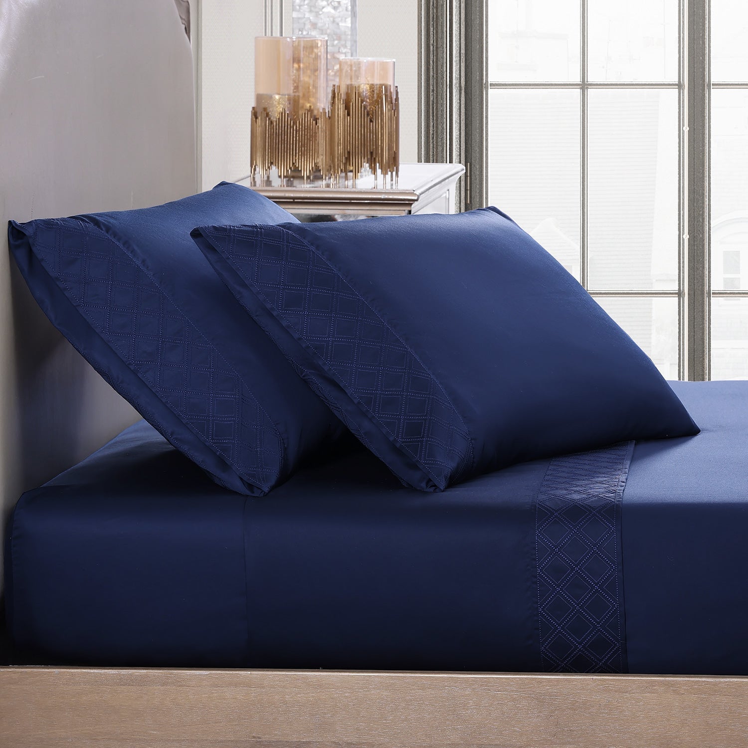 Hira Sheet Set | 100% Certified Giza Egyptian Cotton Sheet Set By Pure Parima