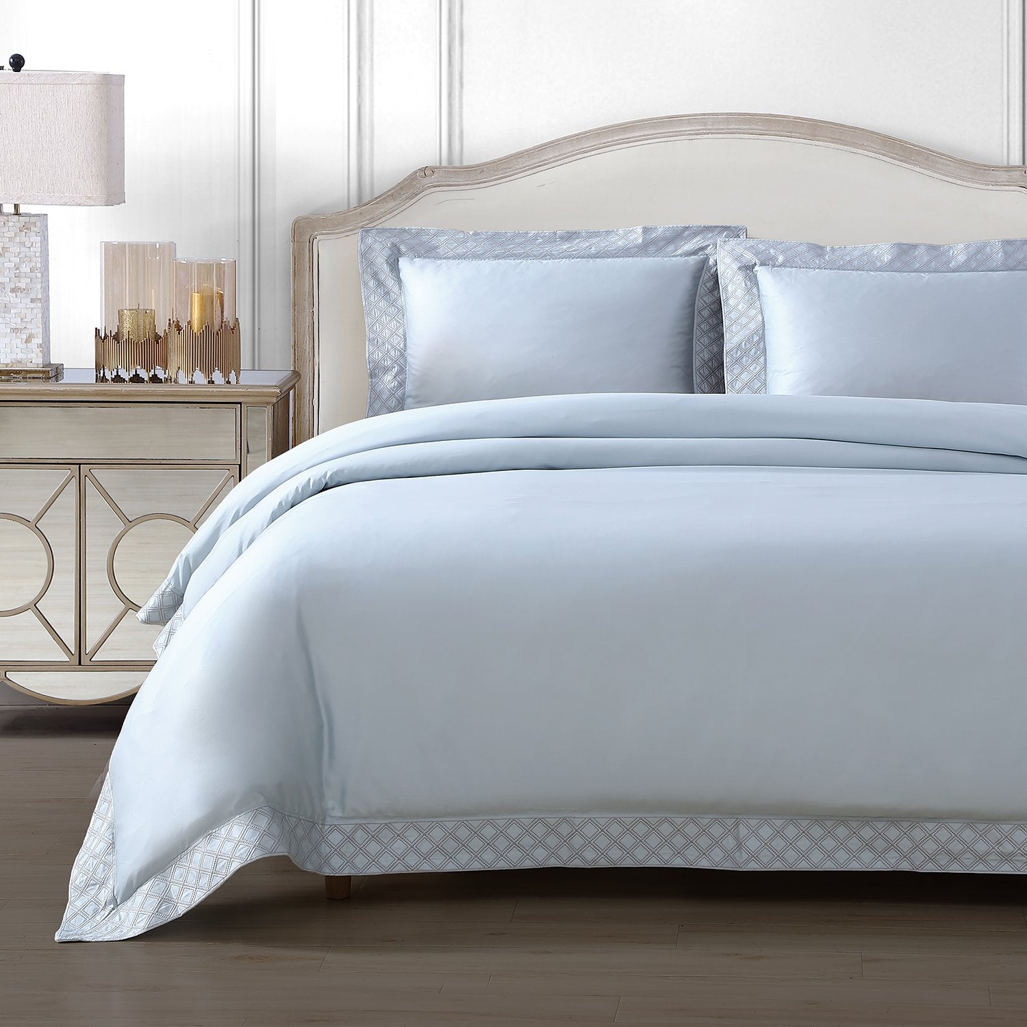 Hira Duvet Cover Set | 100% Certified Giza Egyptian Cotton Duvet Covers By Pure Parima
