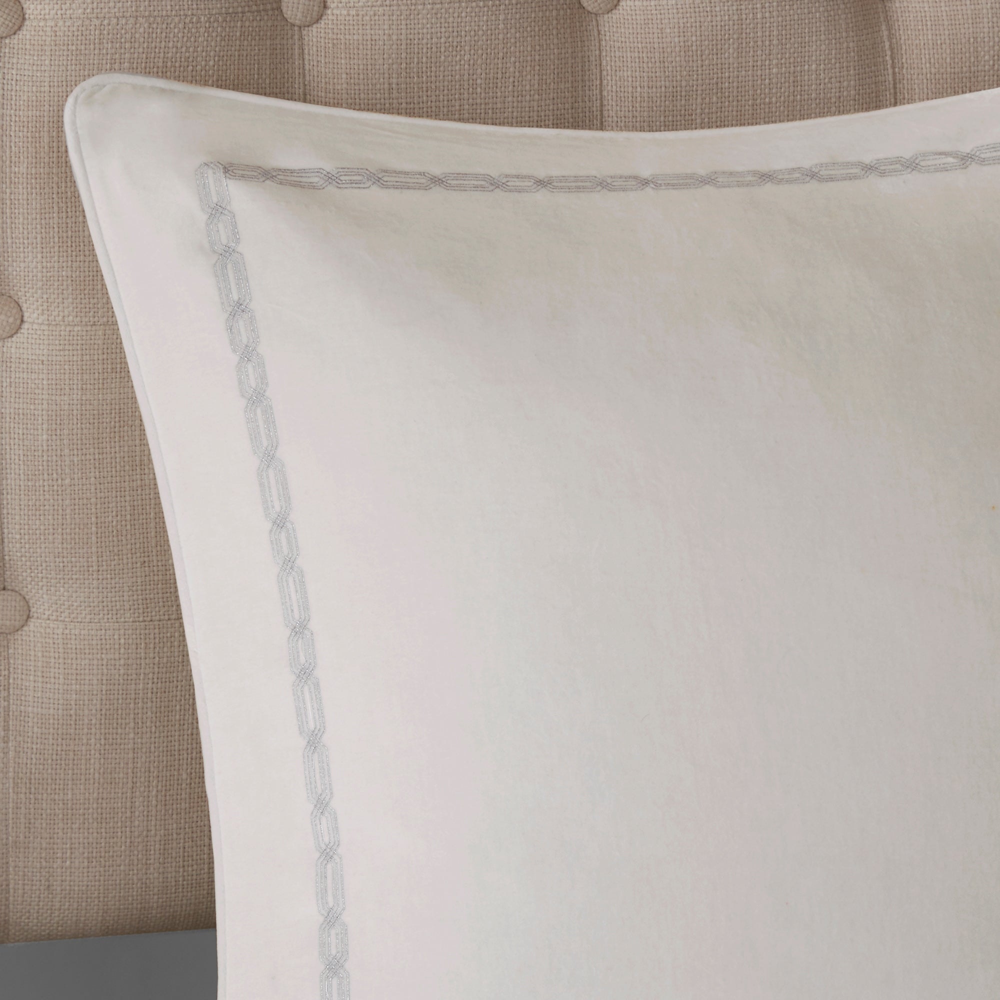 Tribe Living White 9-Piece Comforter Set Comforter Sets By JLA HOME/Olliix (E & E Co., Ltd)