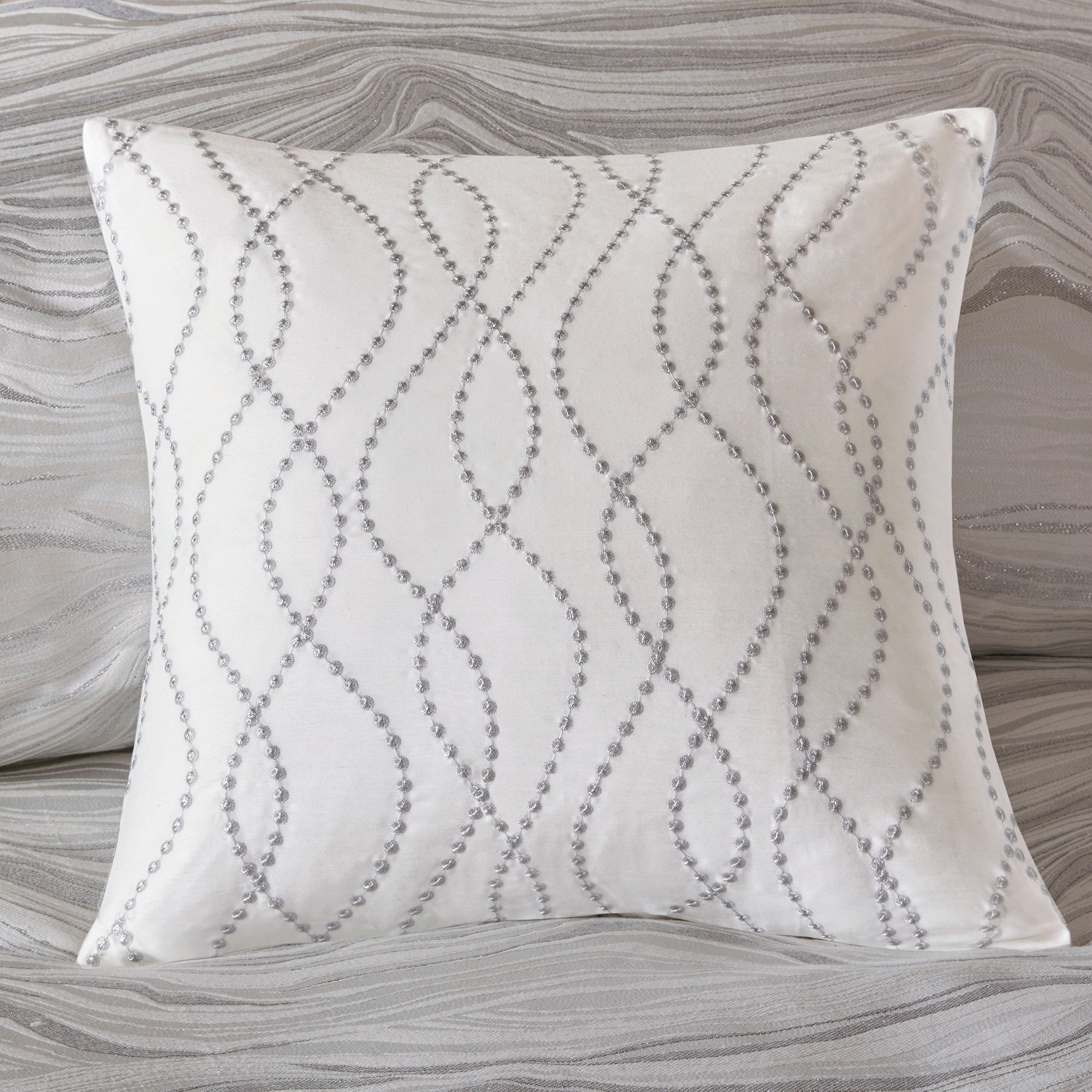 Tribe Living White 9-Piece Comforter Set Comforter Sets By JLA HOME/Olliix (E & E Co., Ltd)