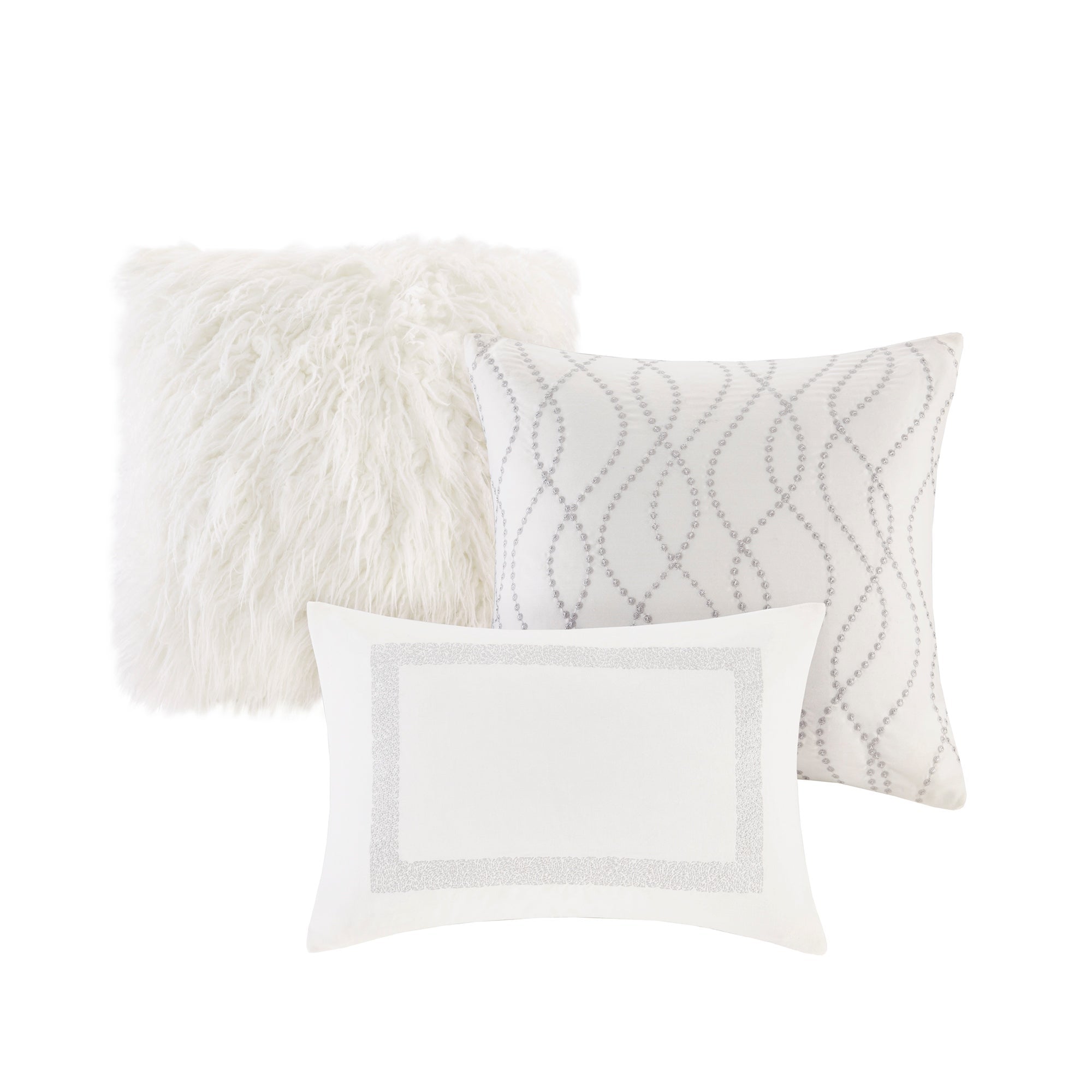 Tribe Living White 9-Piece Comforter Set Comforter Sets By JLA HOME/Olliix (E & E Co., Ltd)