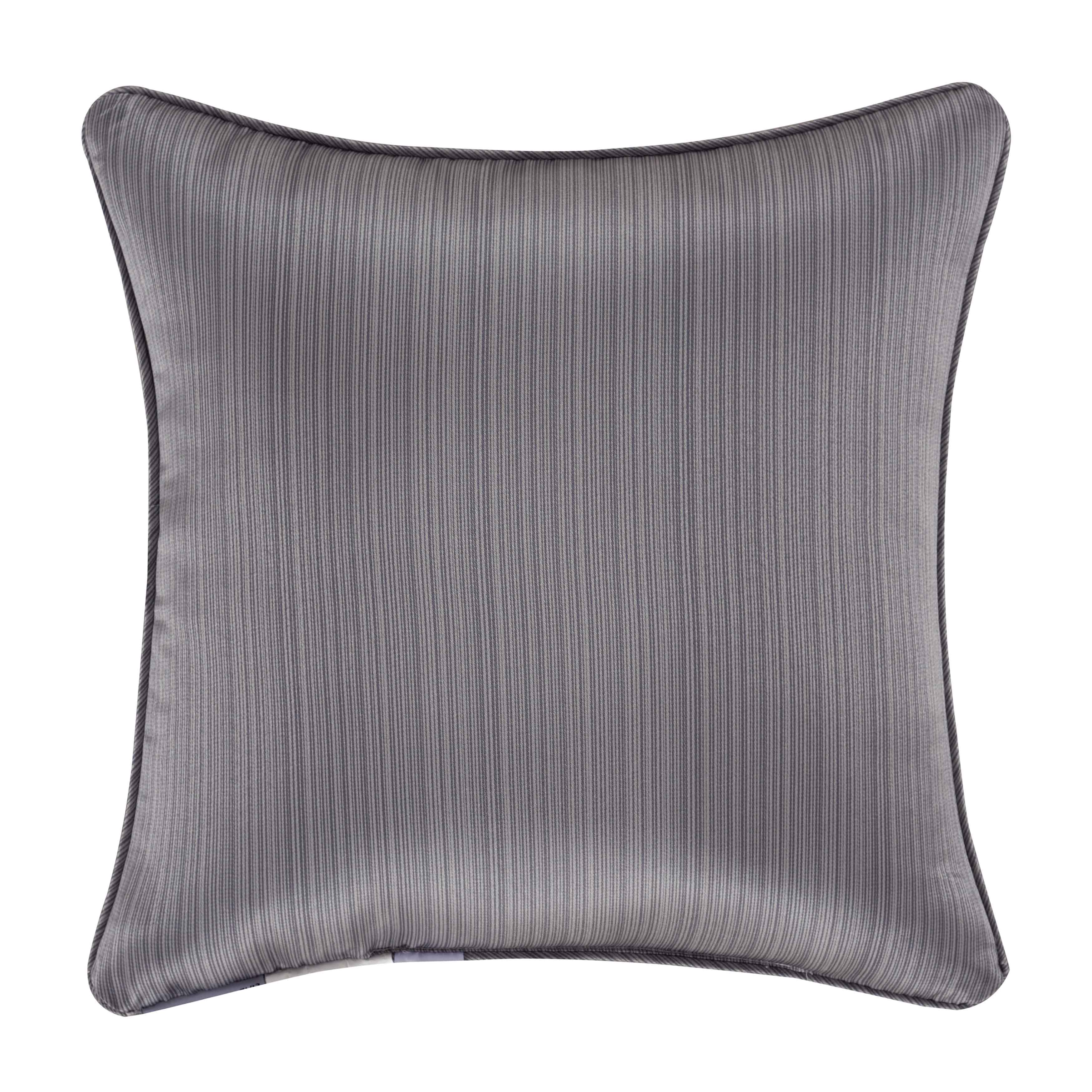 Houston Charcoal Decorative Throw Pillow 18" x 18" By J Queen Throw Pillows By J. Queen New York