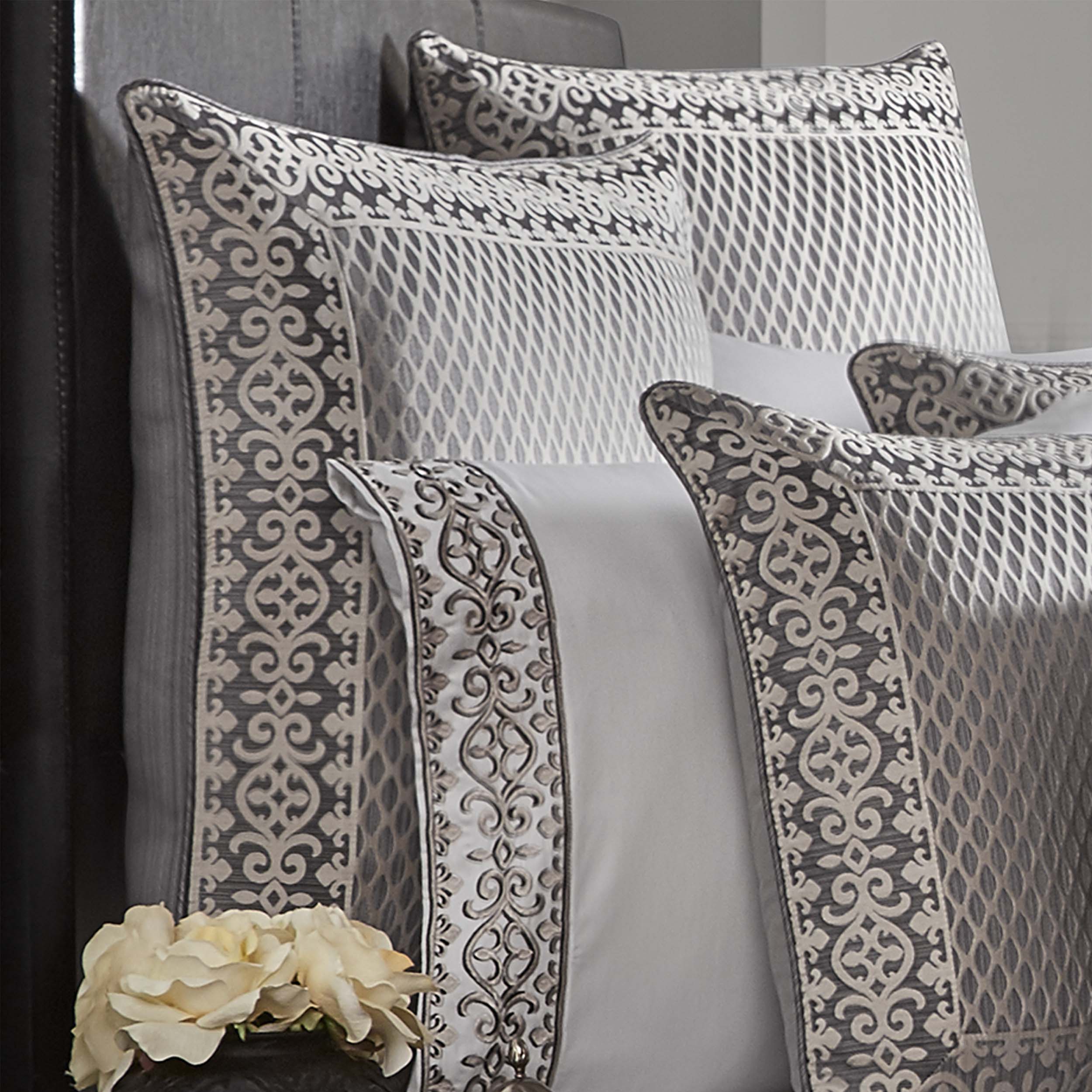 Houston Charcoal Euro Sham By J Queen Euro Sham By J. Queen New York