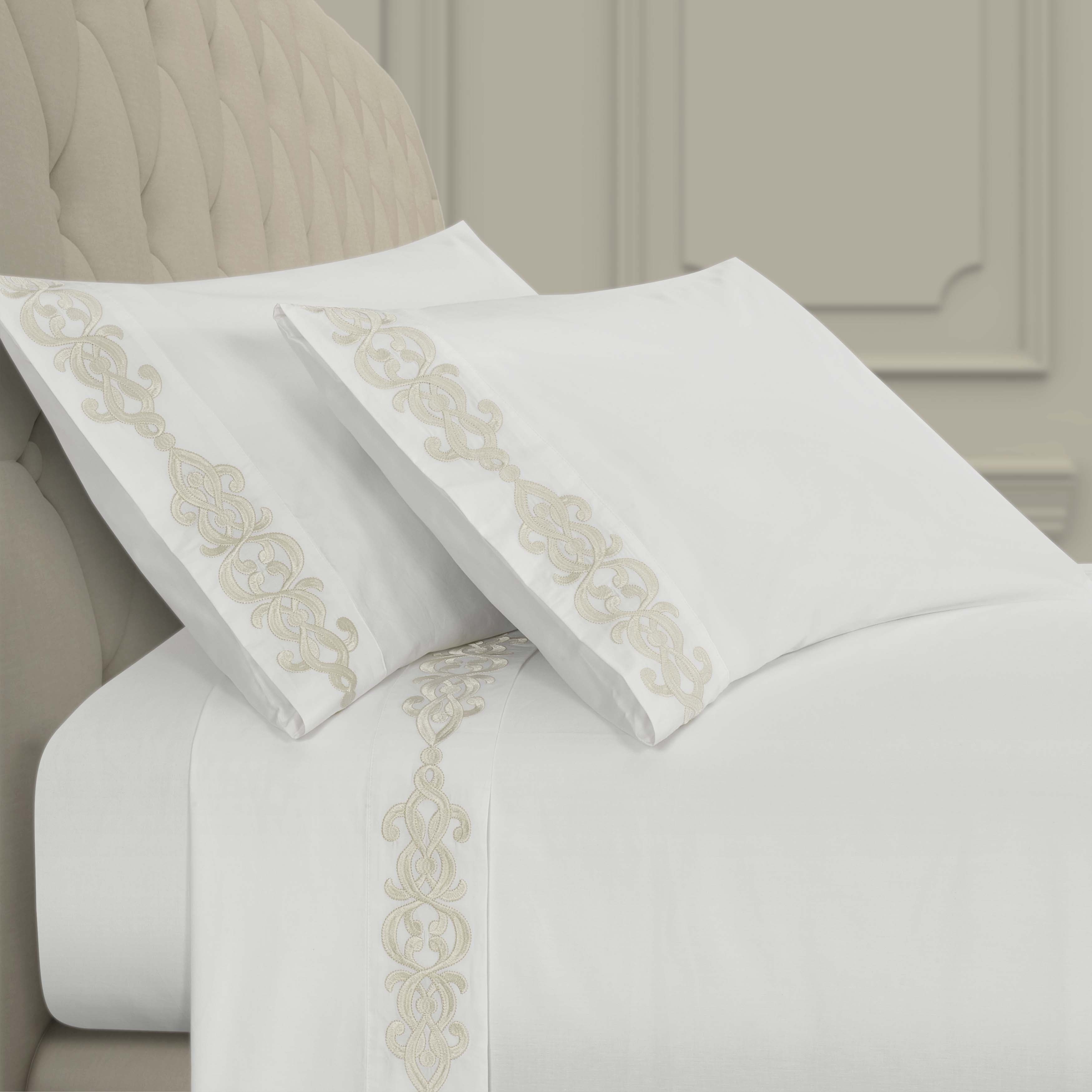 Imperial 100% Cotton 4 Piece Sheet Set Sheet Set By J. Queen New York