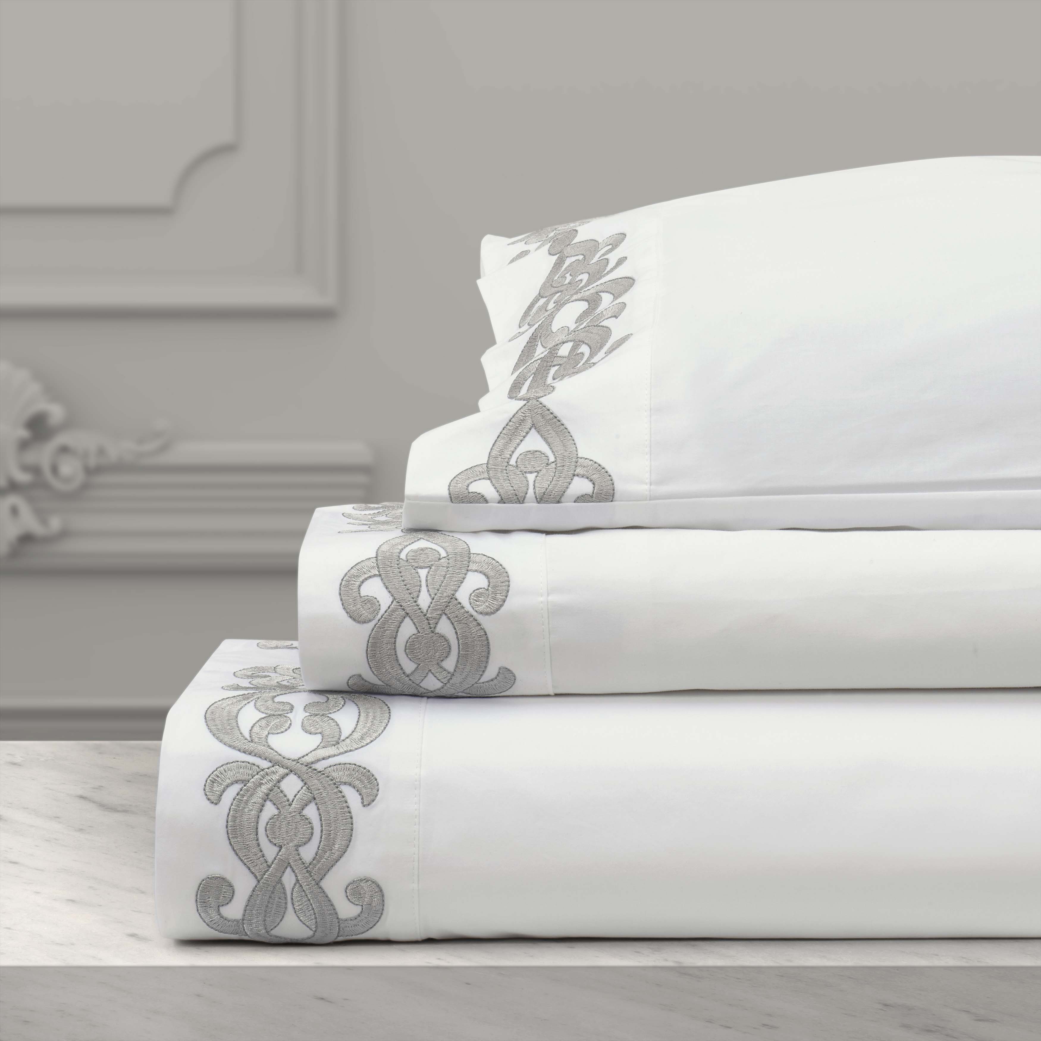 Imperial 100% Cotton 4 Piece Sheet Set Sheet Set By J. Queen New York