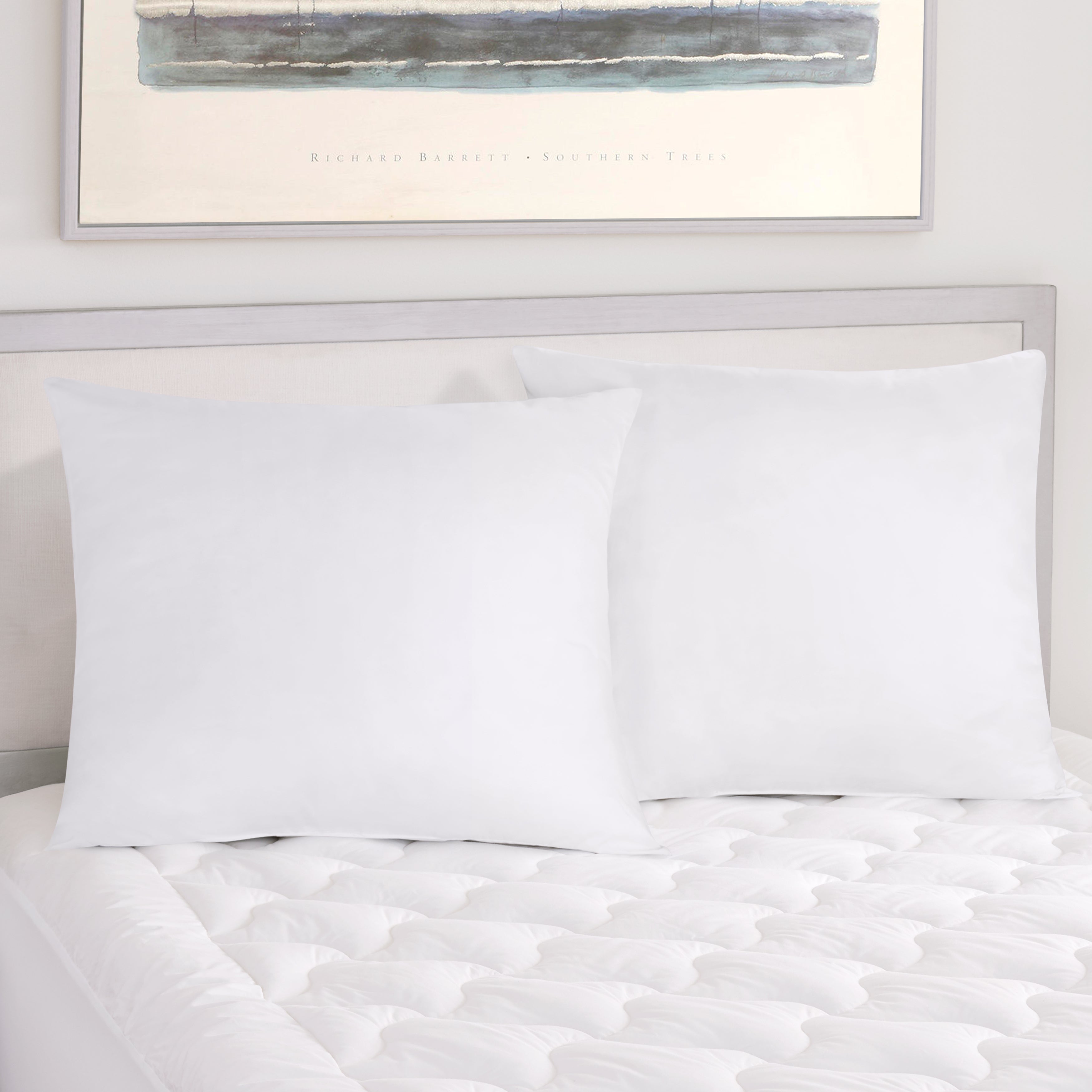 Regal 233 White Euro Pillow Pair By J Queen Euro Sham By J. Queen New York