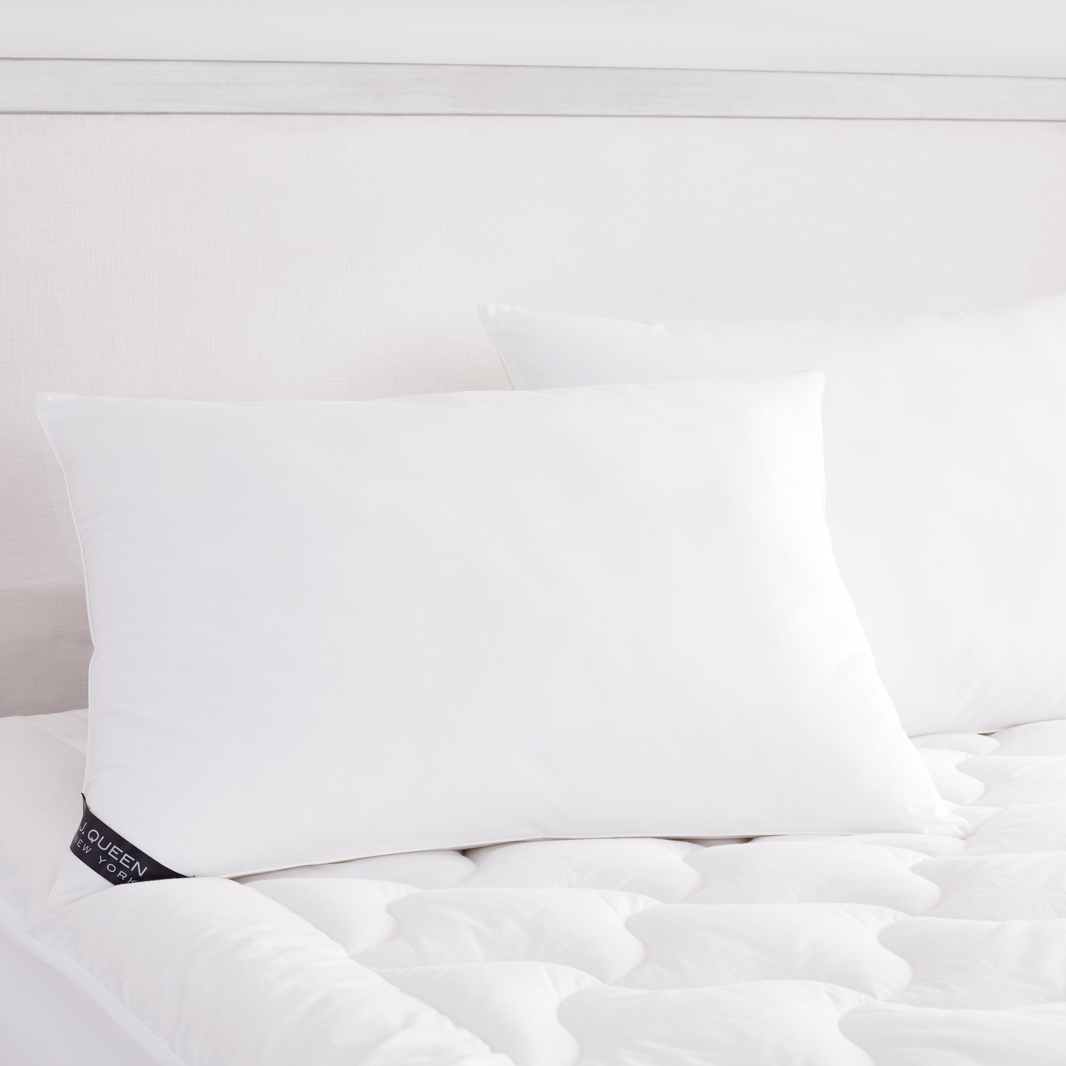 Royalty 233 White Soft Pillow Pair By J Queen Pillow By J. Queen New York
