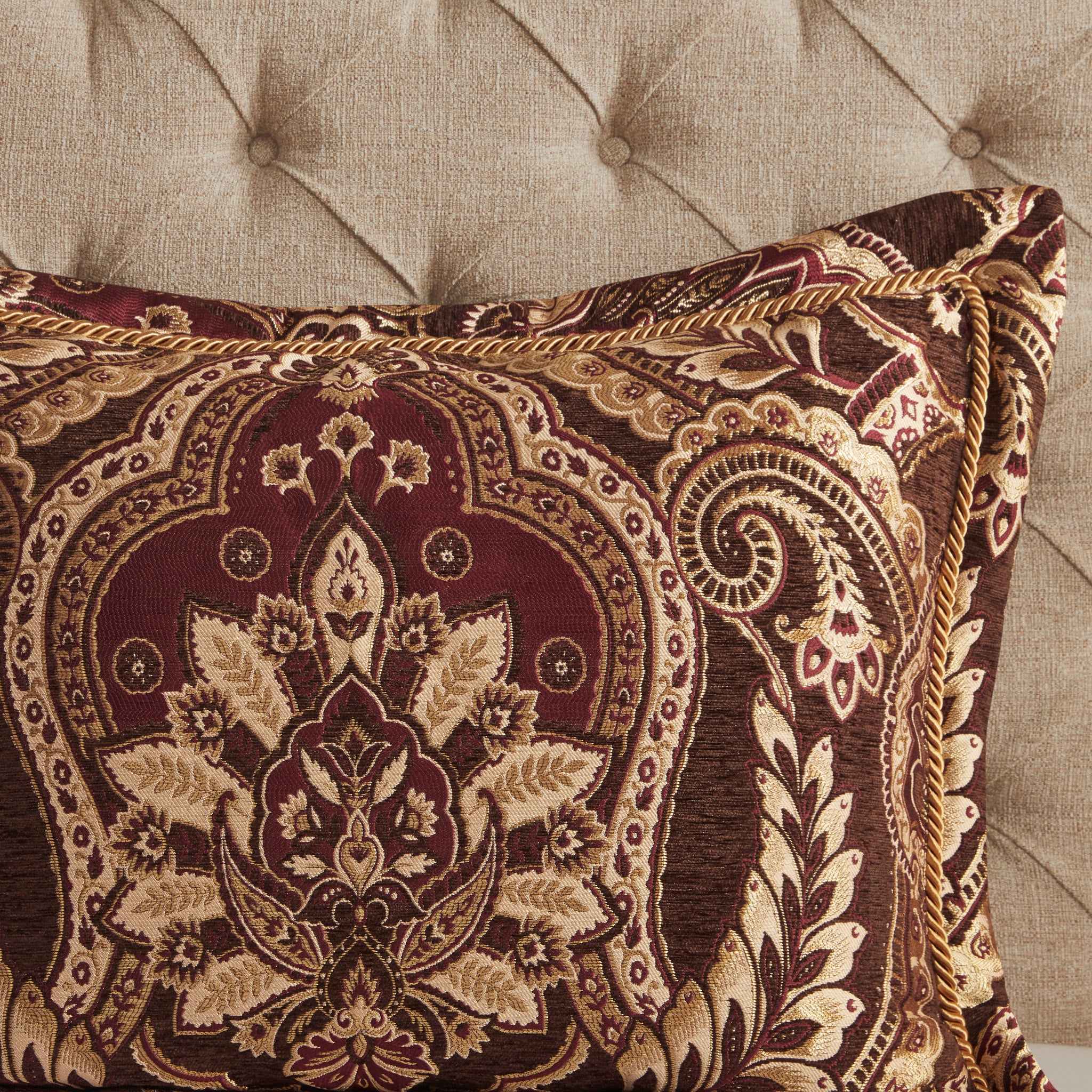 Julius Red 4-Piece Comforter Set By Croscill Comforter Sets By Croscill Home LLC