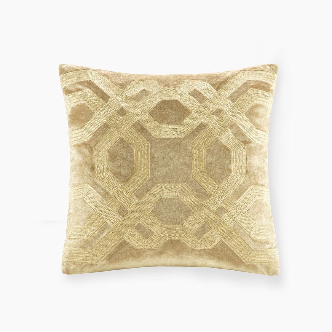 Julius Square Decorative Throw Pillow 18" x 18" Throw Pillows By Croscill Home LLC