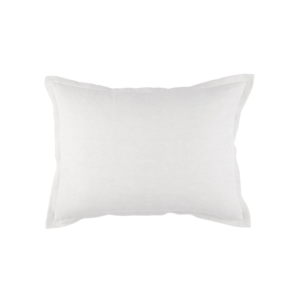 Rain White Decorative Throw Pillow Throw Pillows By Lili Alessandra