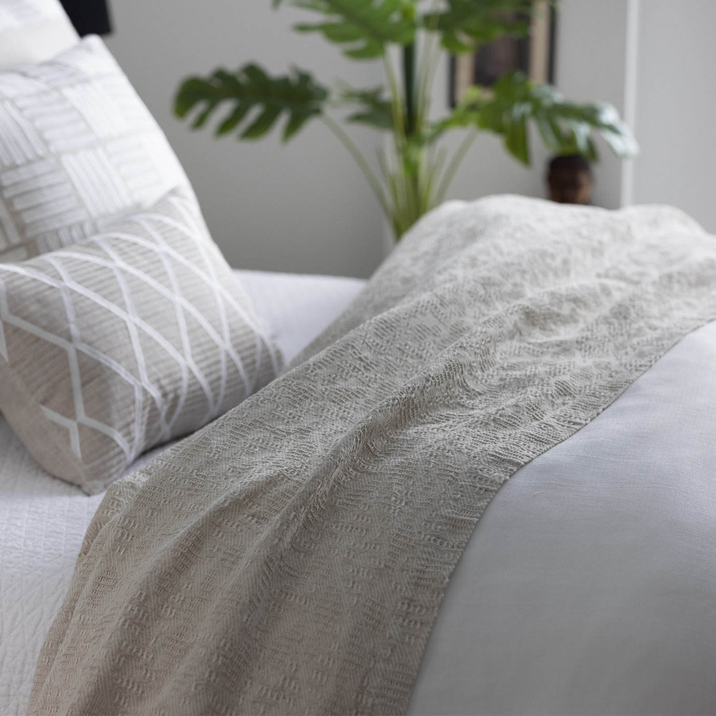 River Natural Blanket Blanket By Lili Alessandra