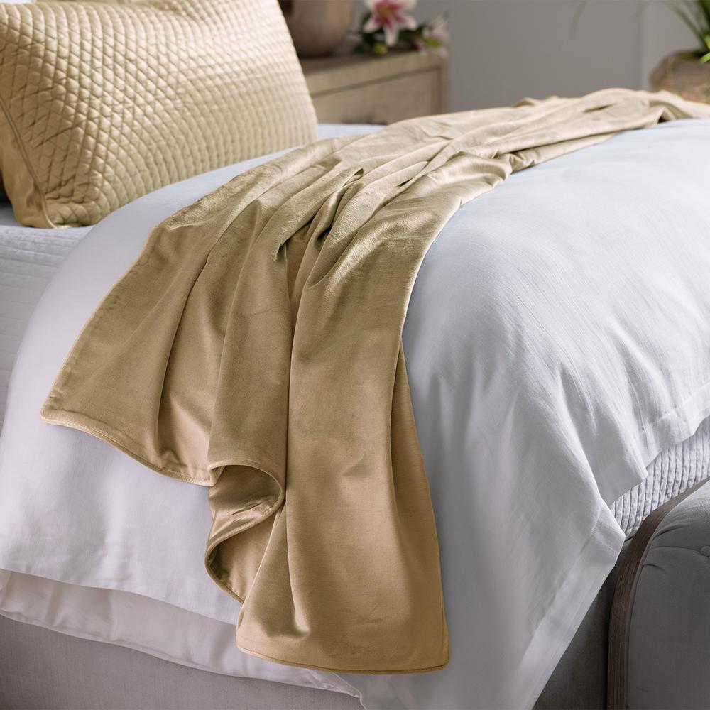 Milo Marigold Decorative Throw 50" x 90" Throws By Lili Alessandra