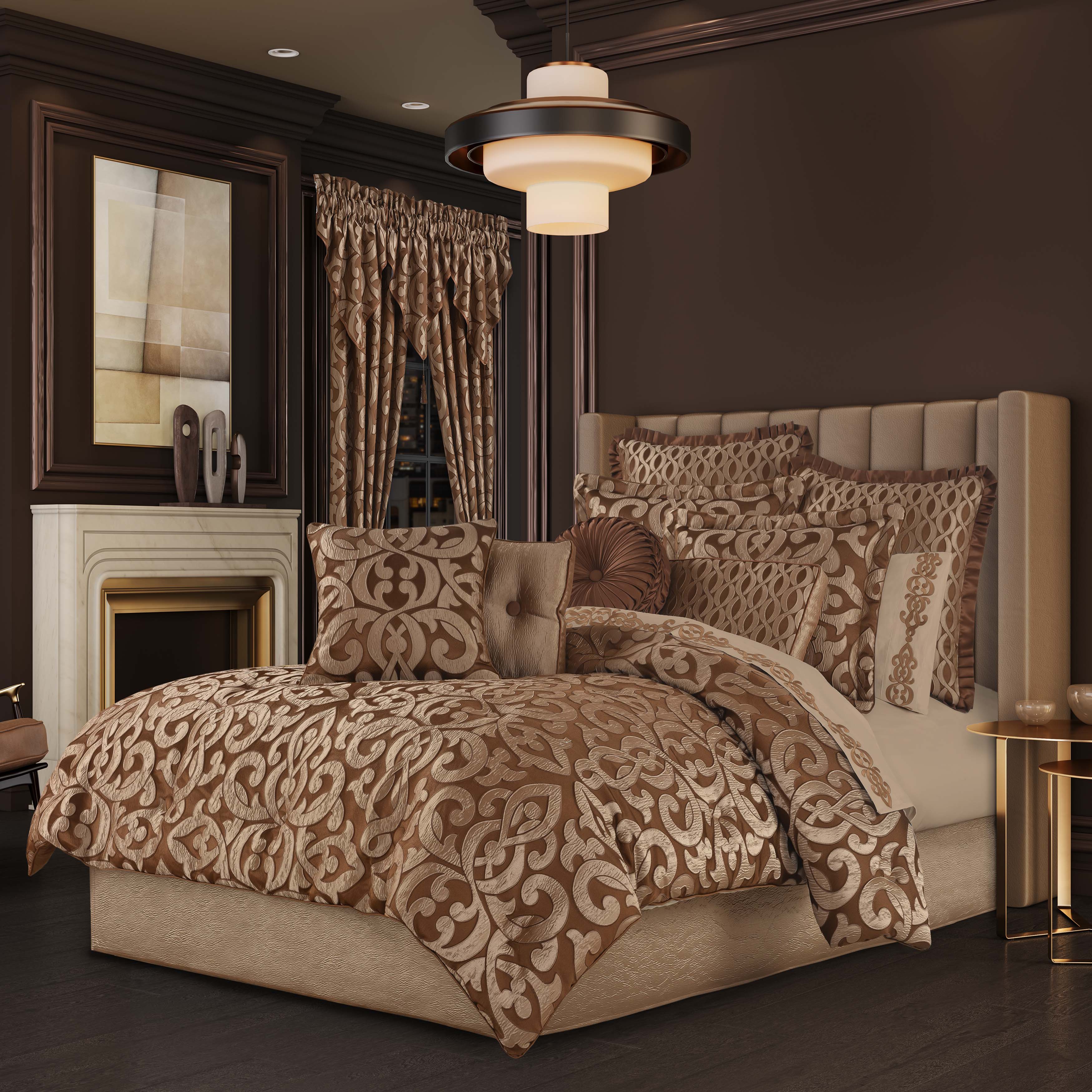 LaBoheme Copper 4-Piece Comforter Set Comforter Sets By J. Queen New York