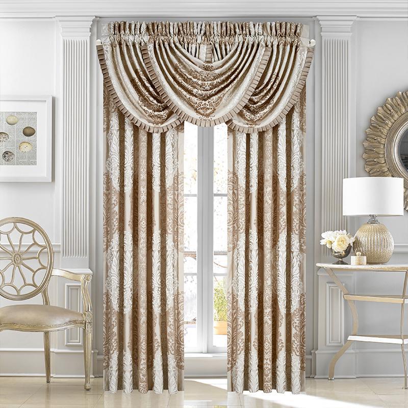 LaScala Gold Window Panel Pair (Set of 2) Window Panels By J. Queen New York