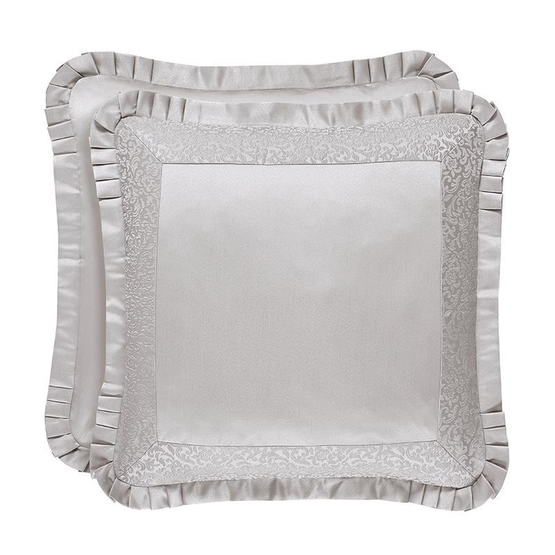 LaScala Silver Euro Sham By J Queen Euro Sham By J. Queen New York