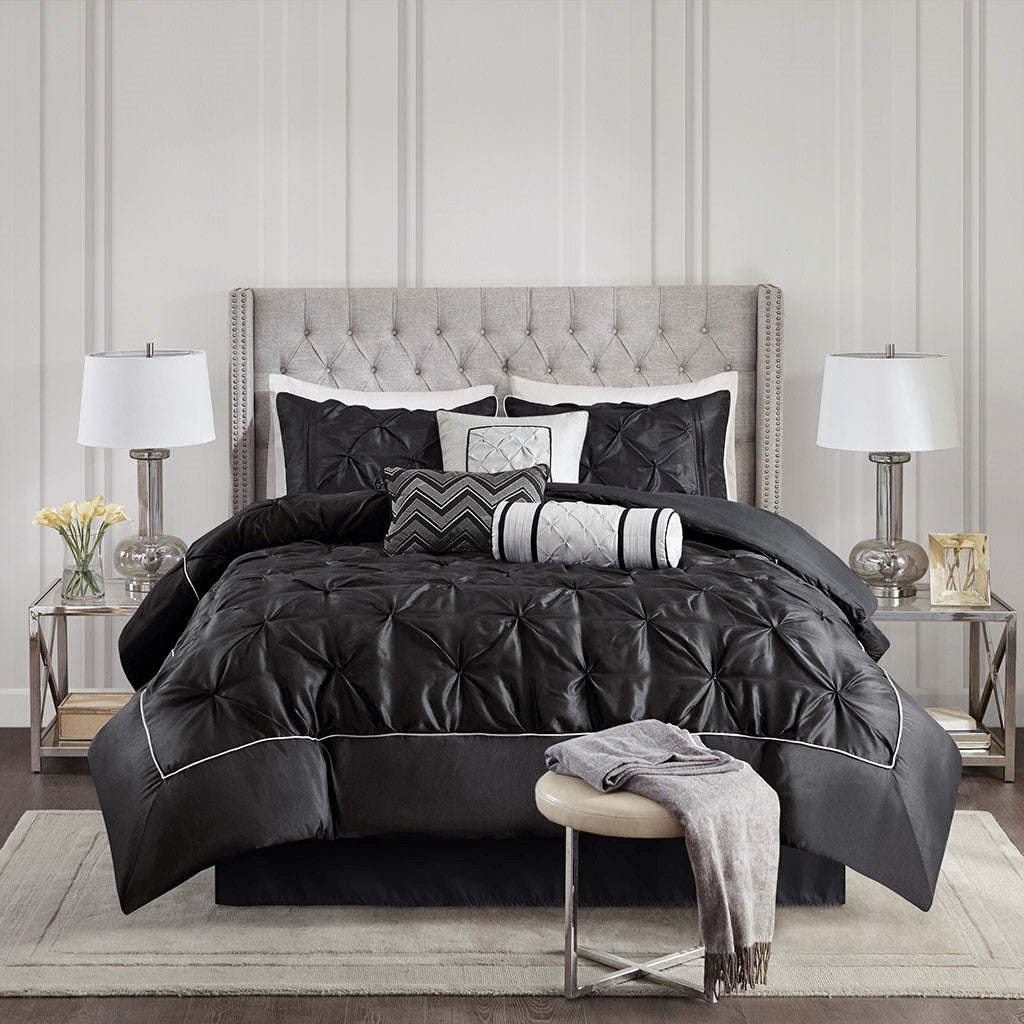 Pery Pino 7-Piece Comforter Set Comforter Sets By JLA HOME/Olliix (E & E Co., Ltd)