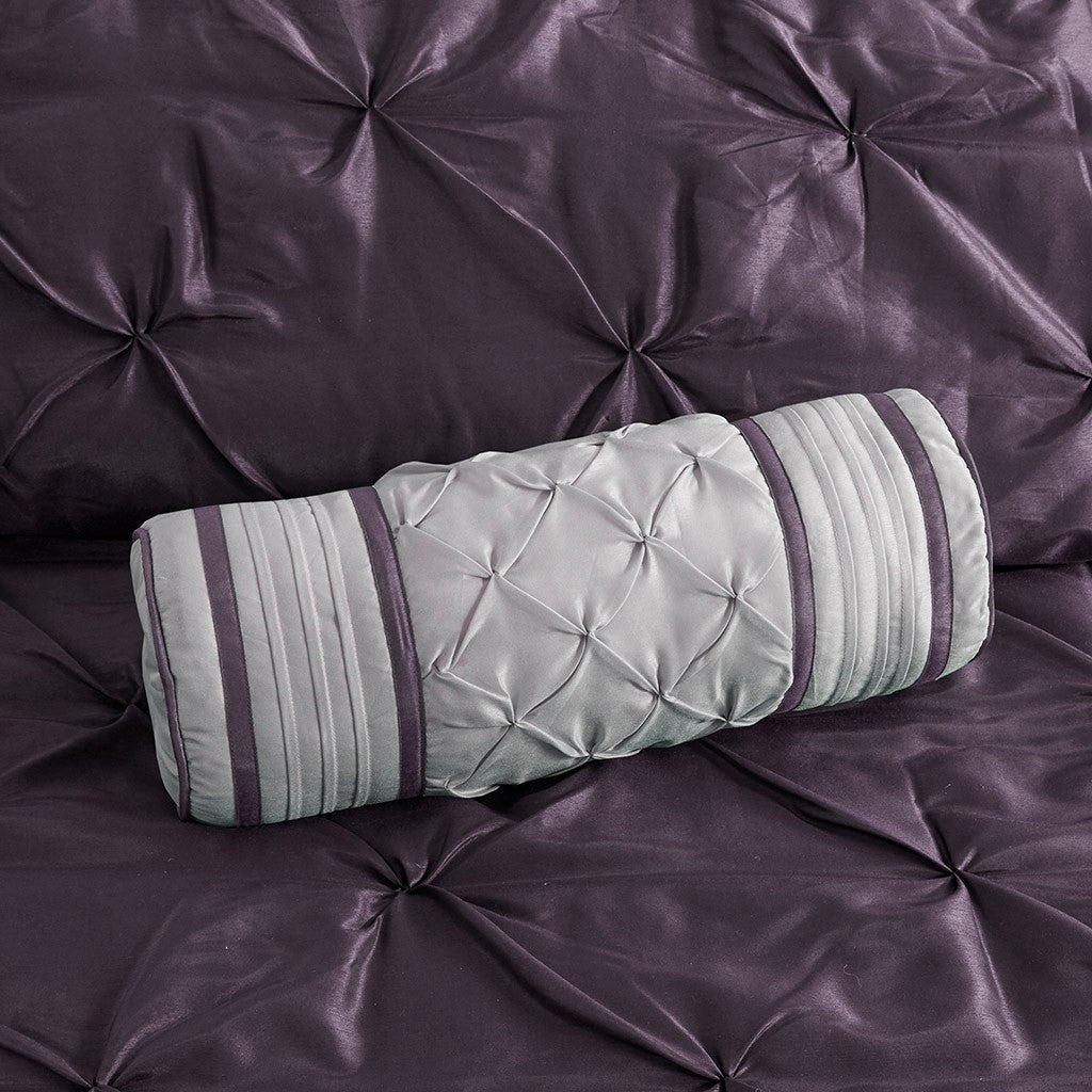 Laurel Plum 7-Piece Comforter Set Comforter Sets By JLA HOME/Olliix (E & E Co., Ltd)