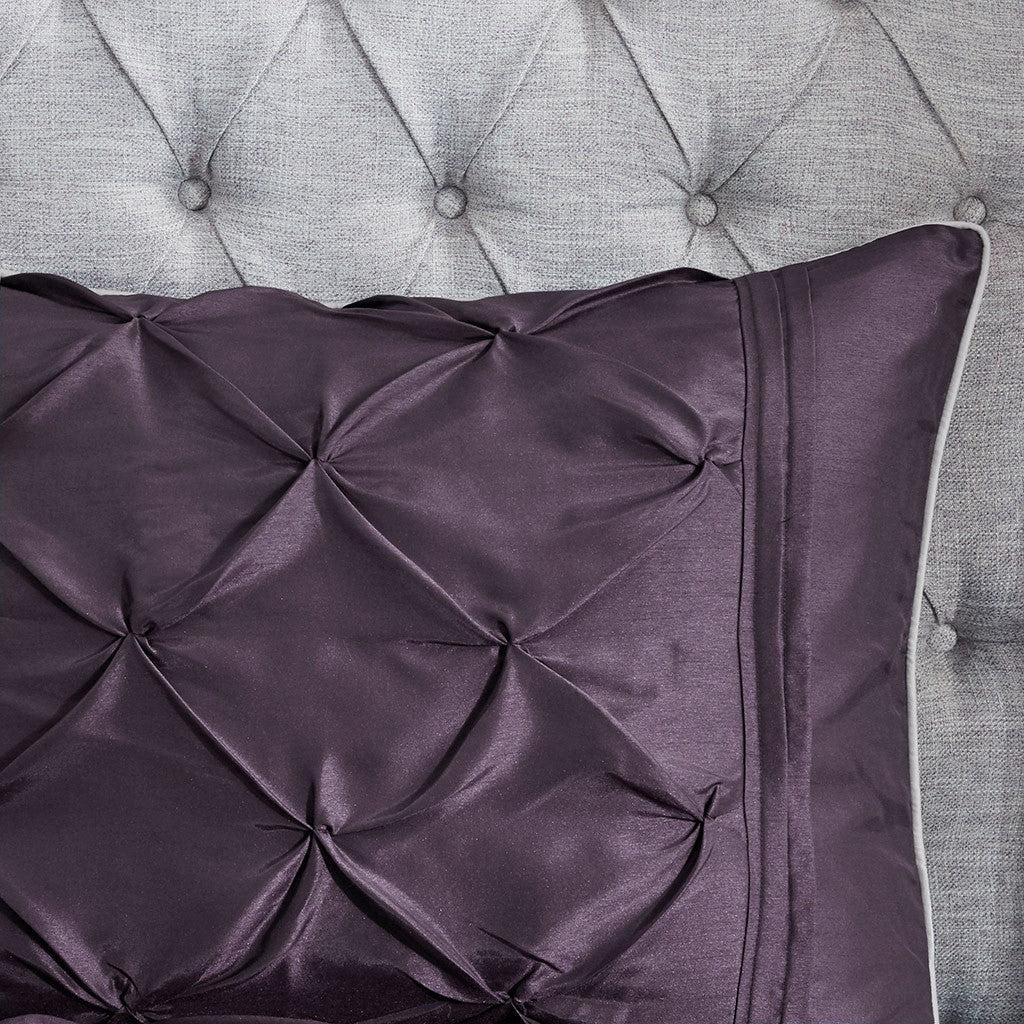 Laurel Plum 7-Piece Comforter Set Comforter Sets By JLA HOME/Olliix (E & E Co., Ltd)