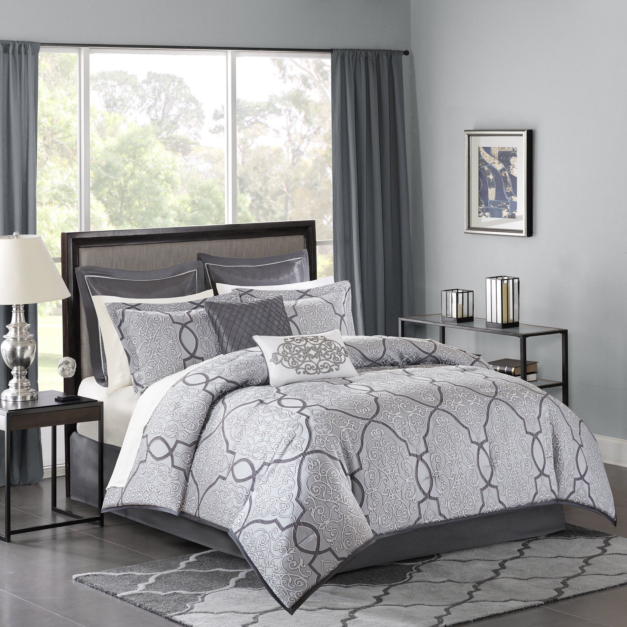 Ettitude Leo 12-Piece Comforter Set Comforter Sets By JLA HOME/Olliix (E & E Co., Ltd)