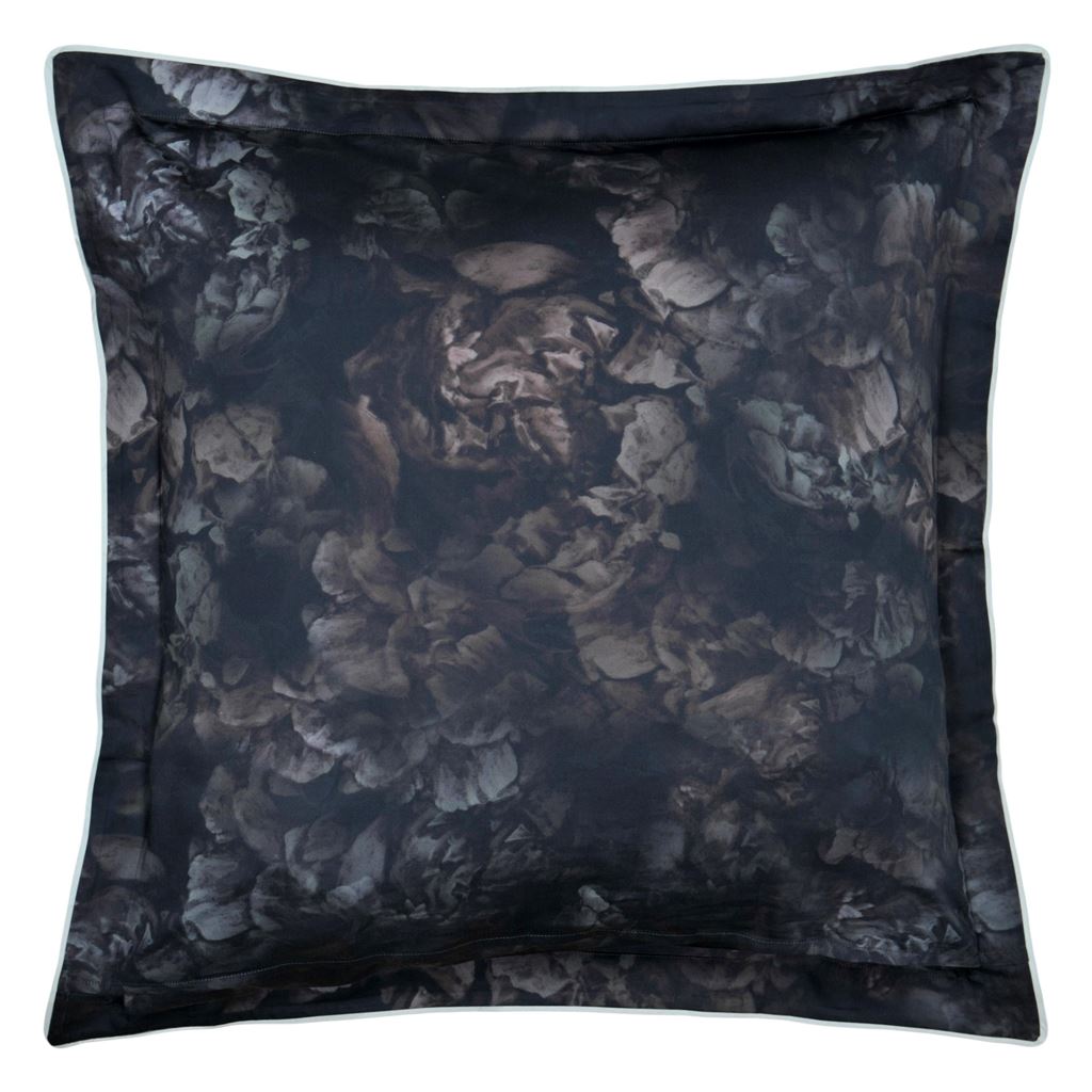 Le Poeme De Fleurs Midnight Euro Sham Euro Sham By Designers Guild
