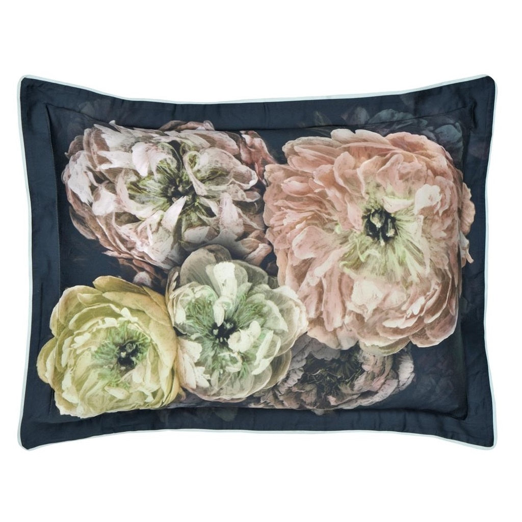 Le Poeme De Fleurs Midnight Pillow Sham Sham By Designers Guild