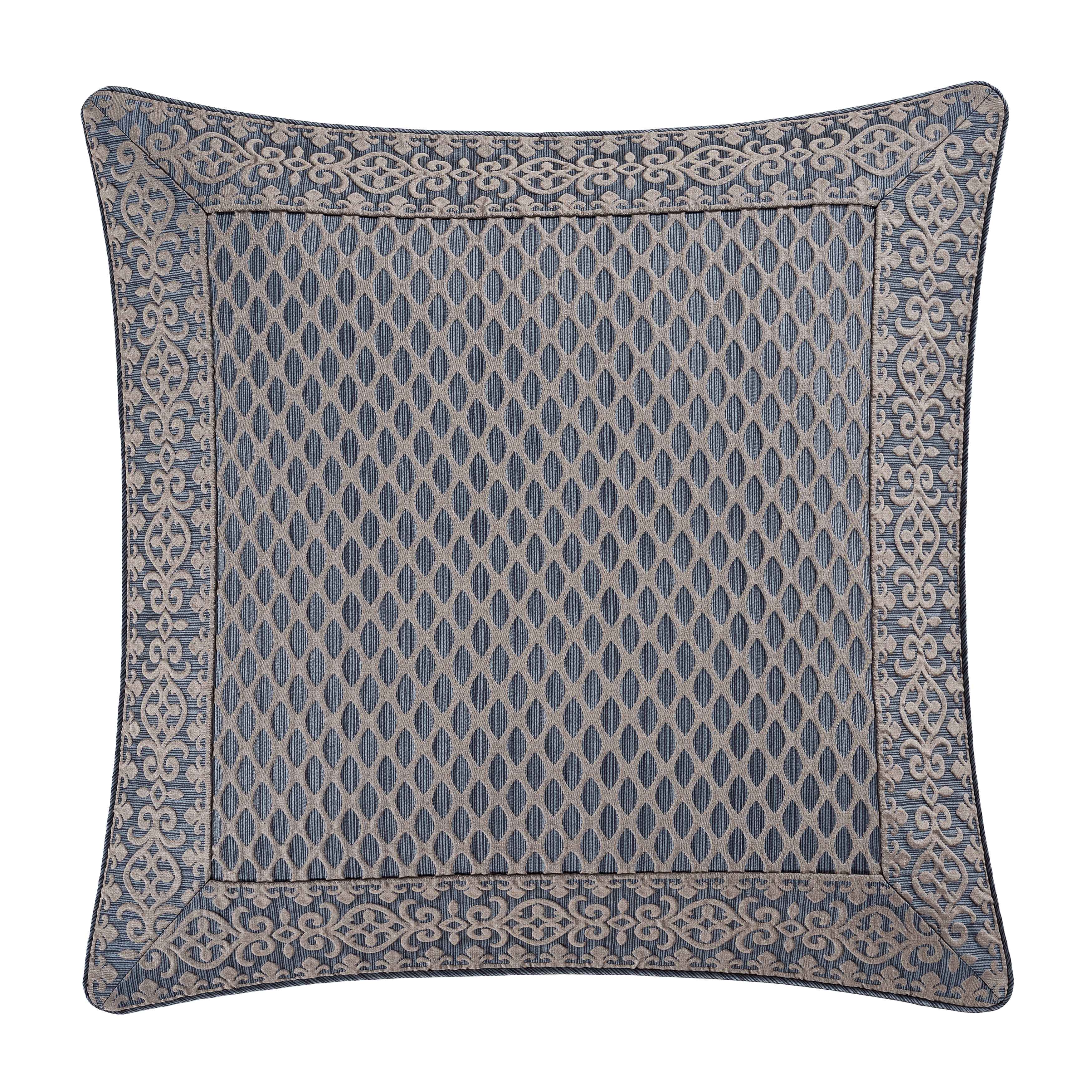 Leah Blue Euro Sham Euro Sham By J. Queen New York