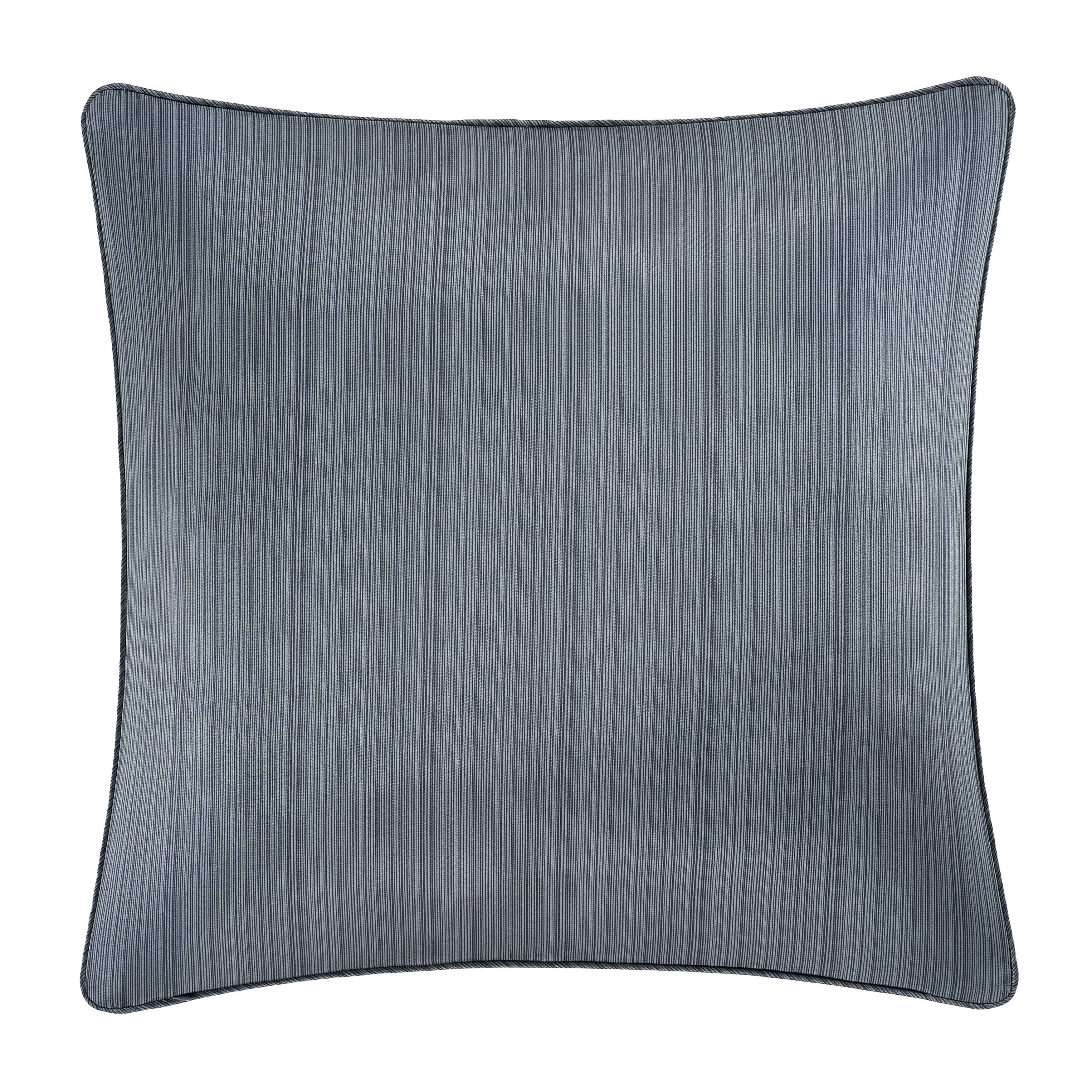 Leah Blue Square Decorative Throw Pillow 18" x 18" Throw Pillows By J. Queen New York
