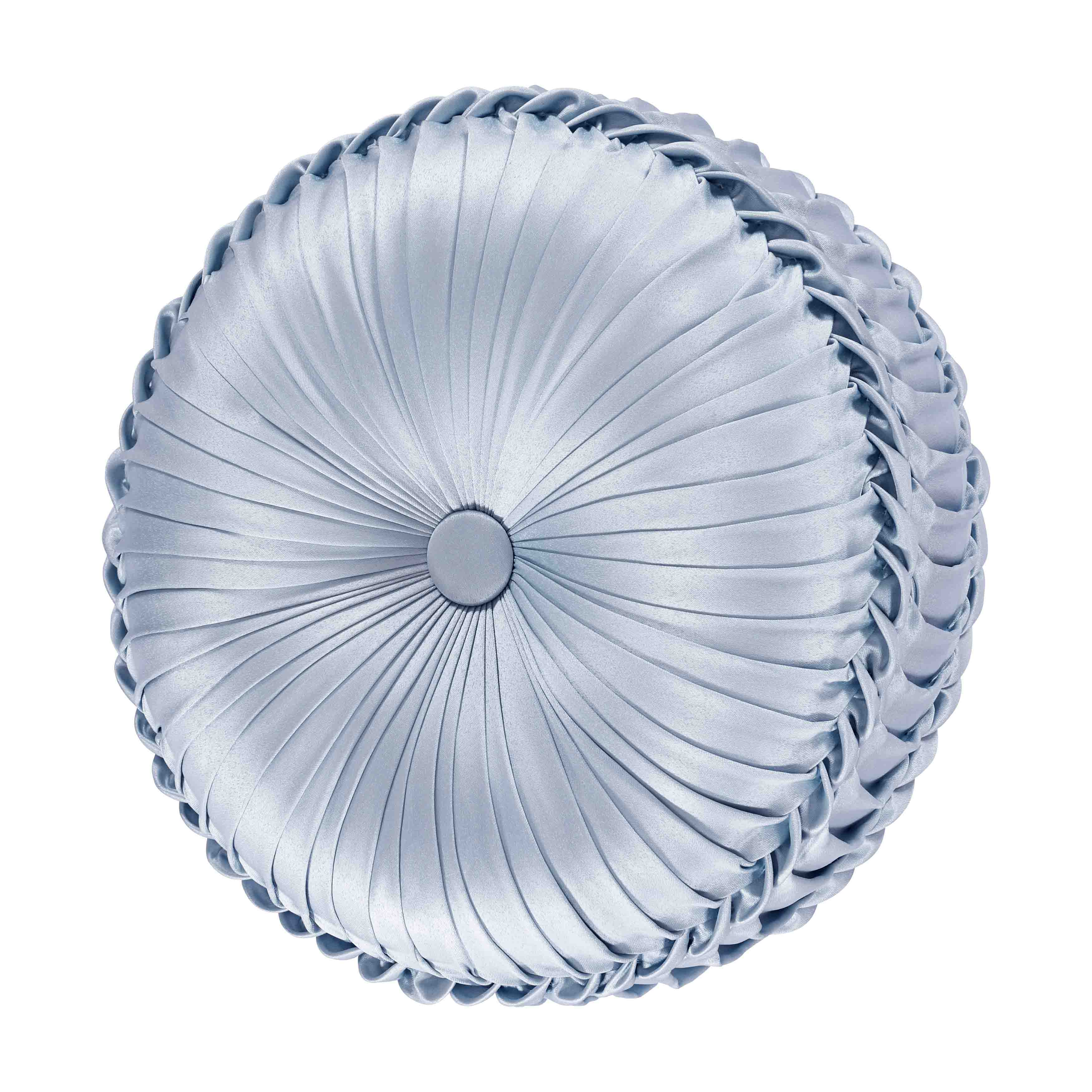 Liana Tufted Round Decorative Throw Pillow 15" x 15" Throw Pillows By J. Queen New York