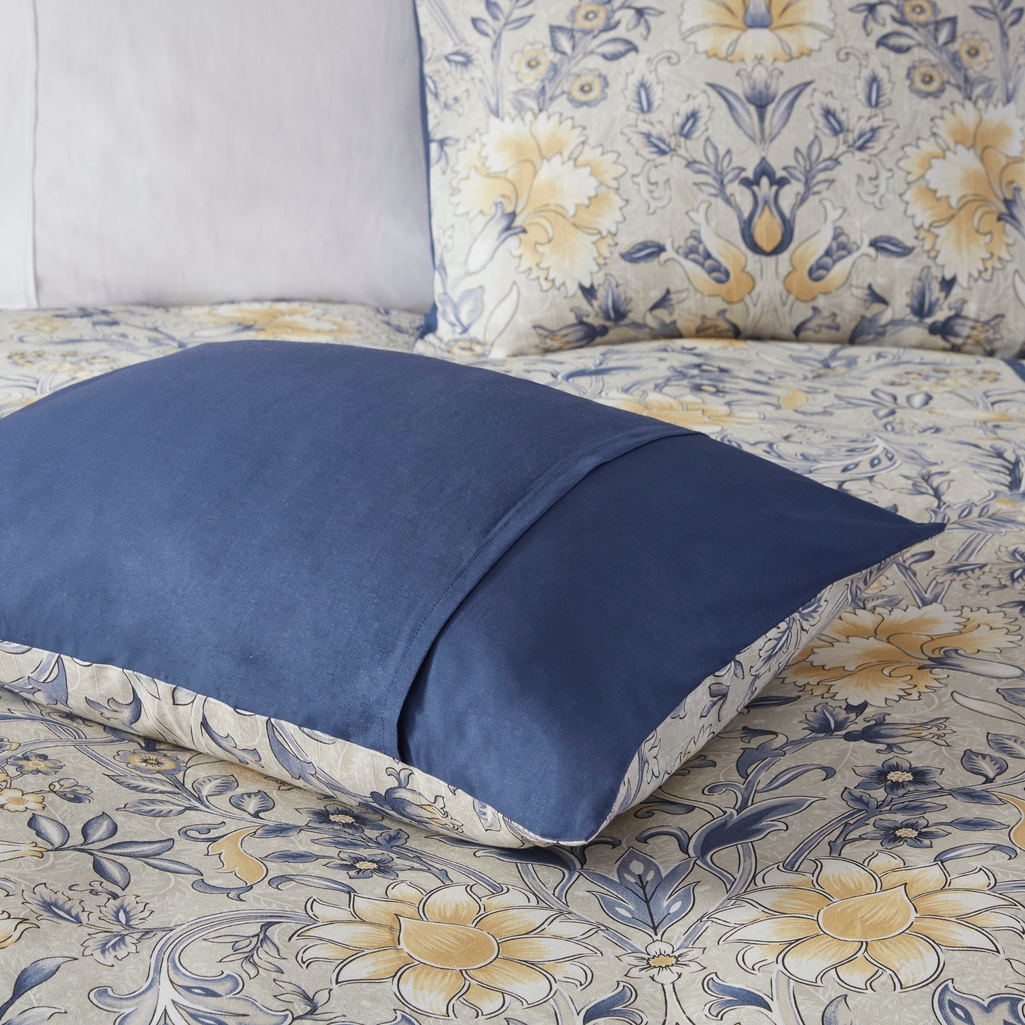 Livia Blue 6-Piece Comforter Set Comforter Sets By JLA HOME/Olliix (E & E Co., Ltd)